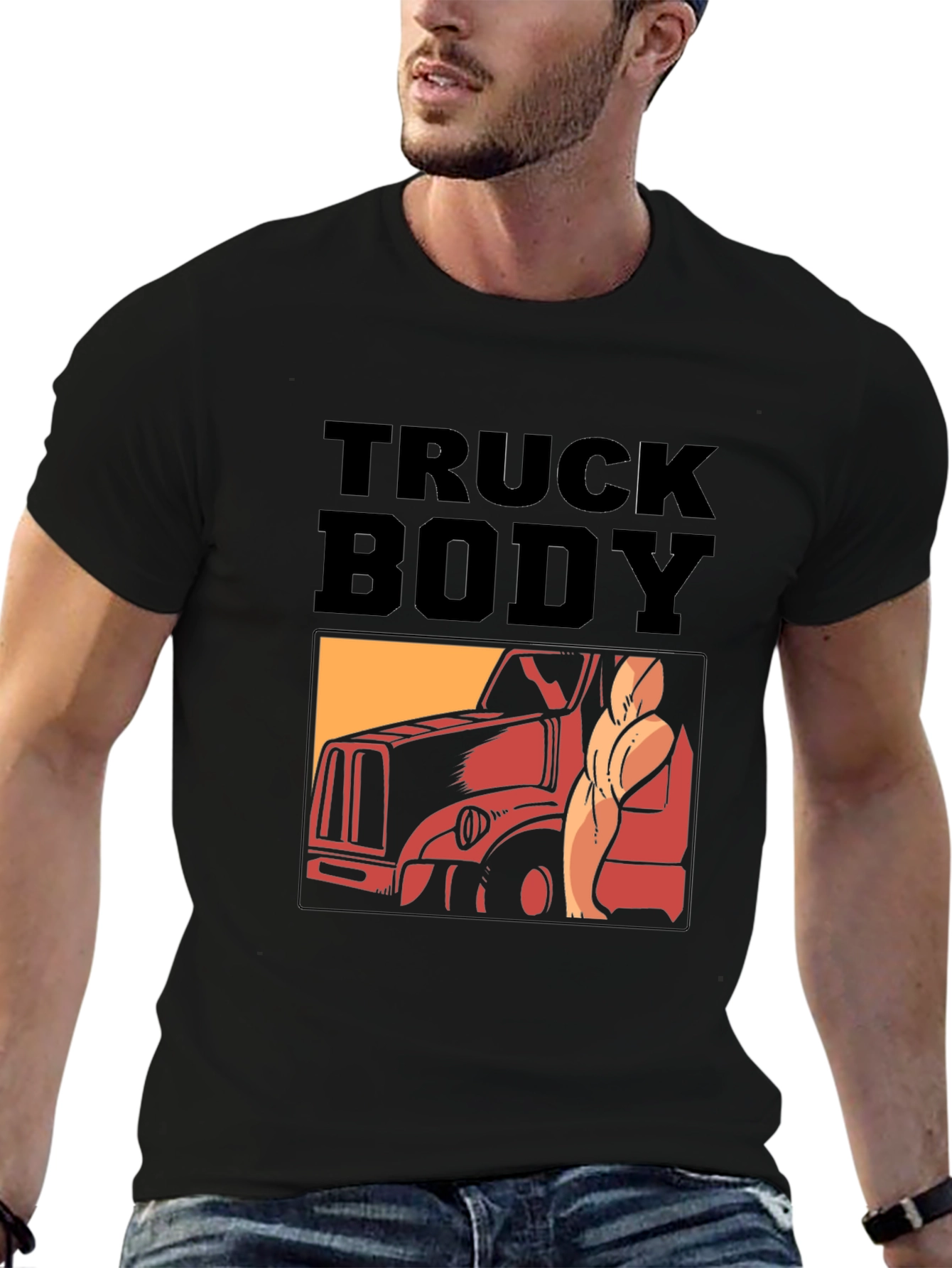 Truck Body Graphic Tee - Black