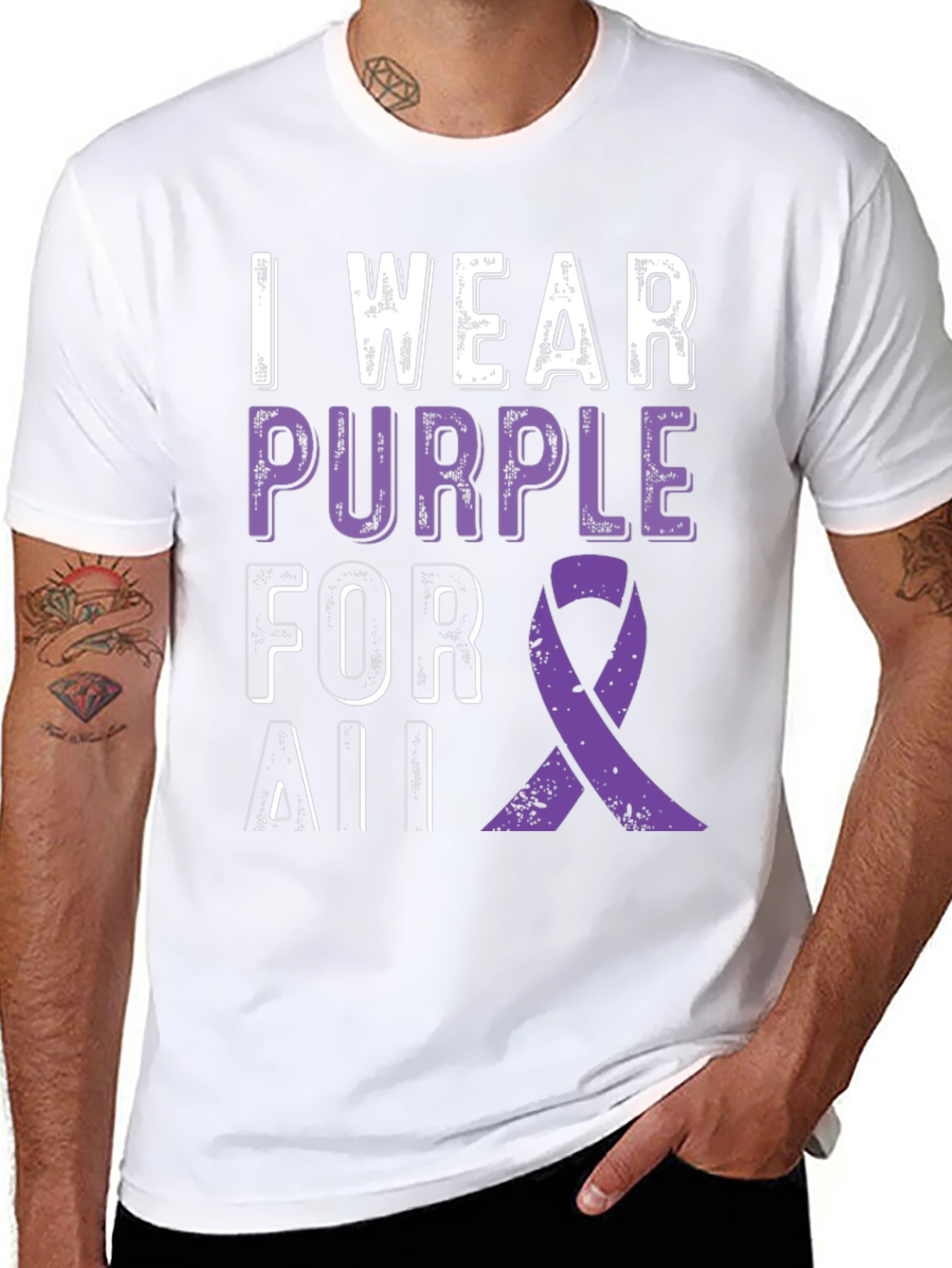 I Wear Purple For All T-Shirt
