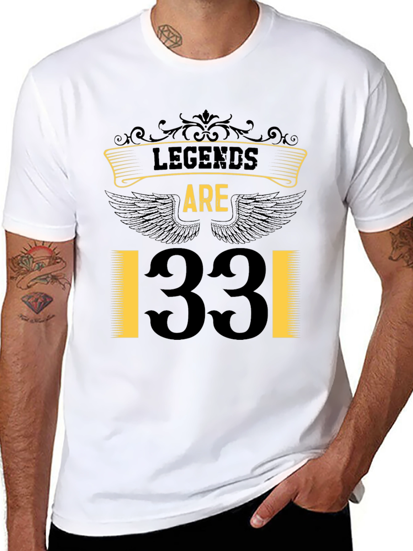 Legends Are 33 Birthday T-Shirt