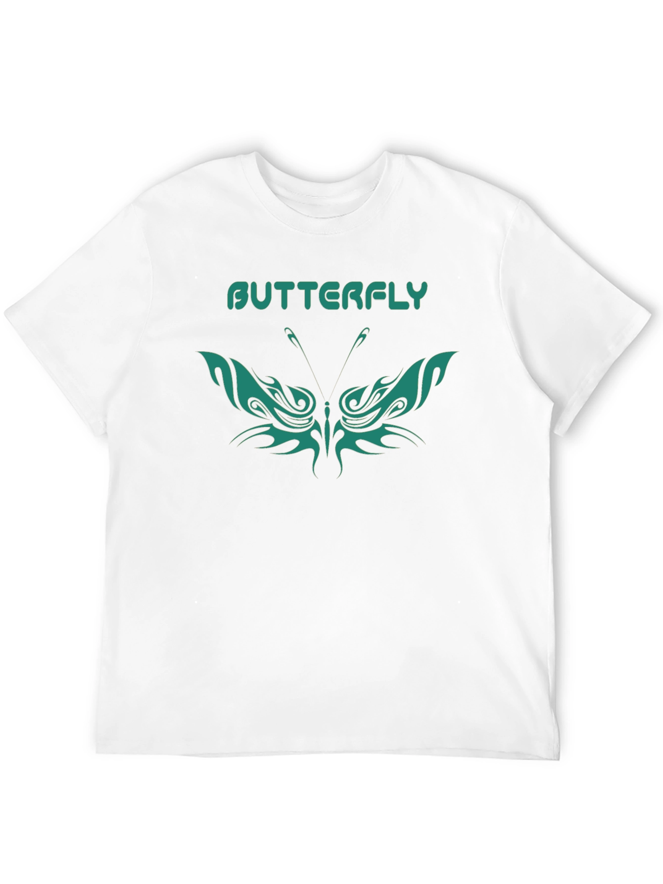 Black Butterfly Graphic Tee - Trendy Style