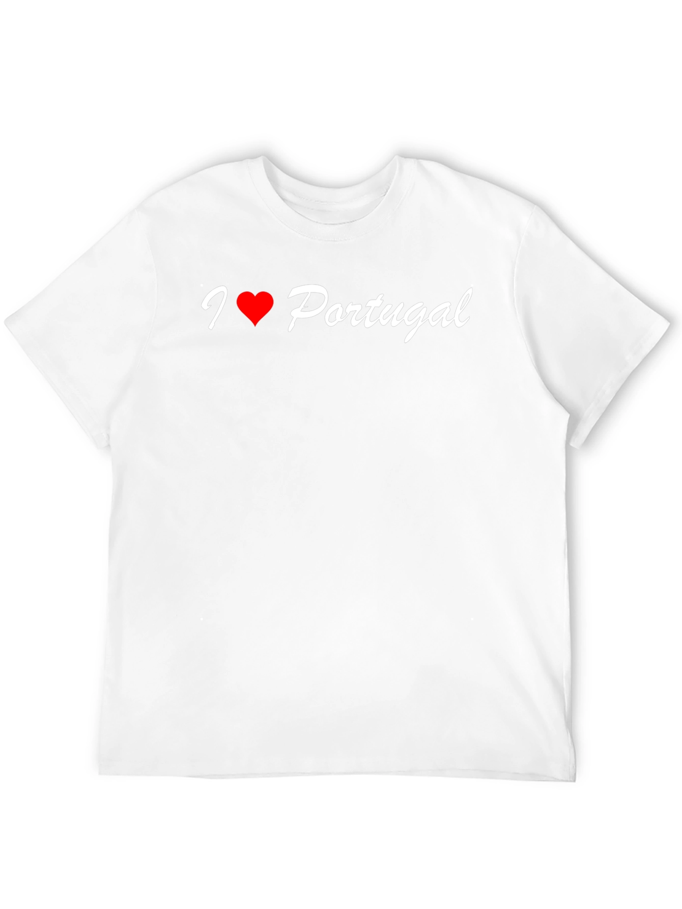 I Love Portugal Black T-Shirt