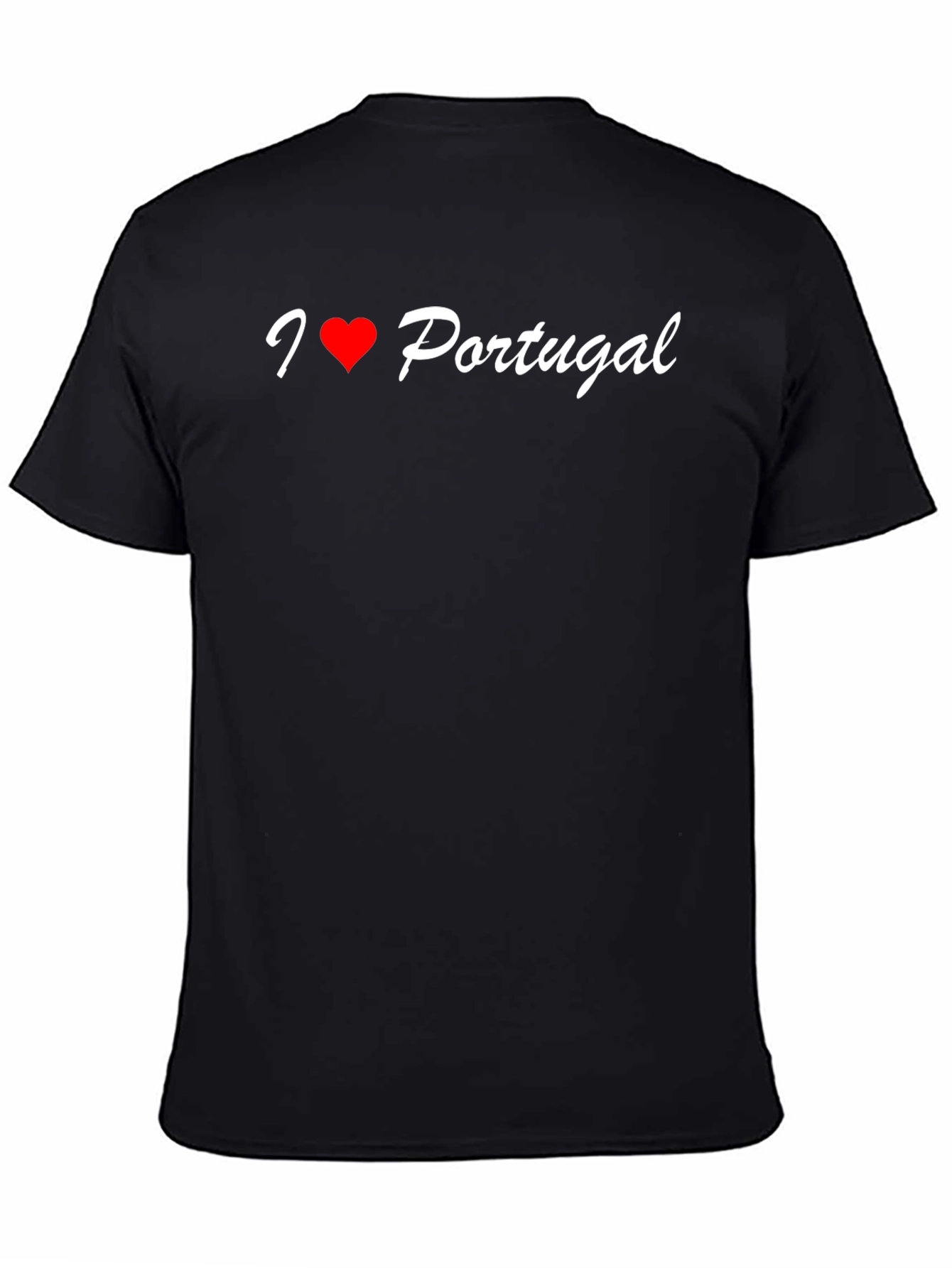 I Love Portugal Black T-Shirt