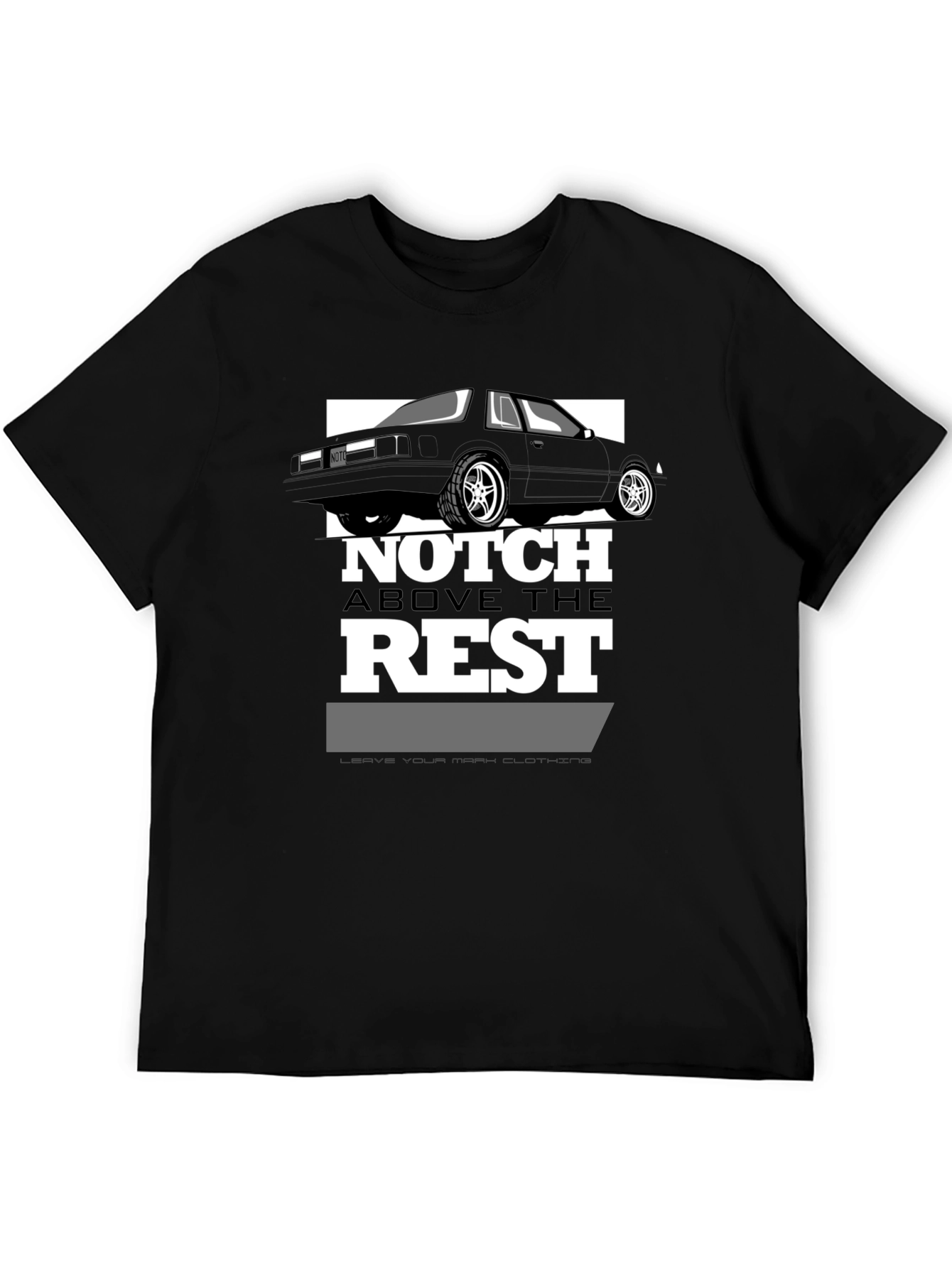 Notch Above the Rest Graphic Tee - Black