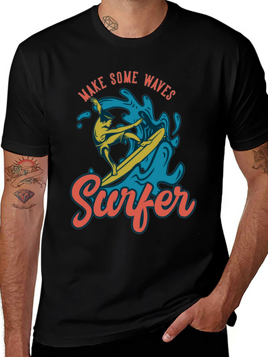 Surfer Graphic Tee - Make Some Waves!