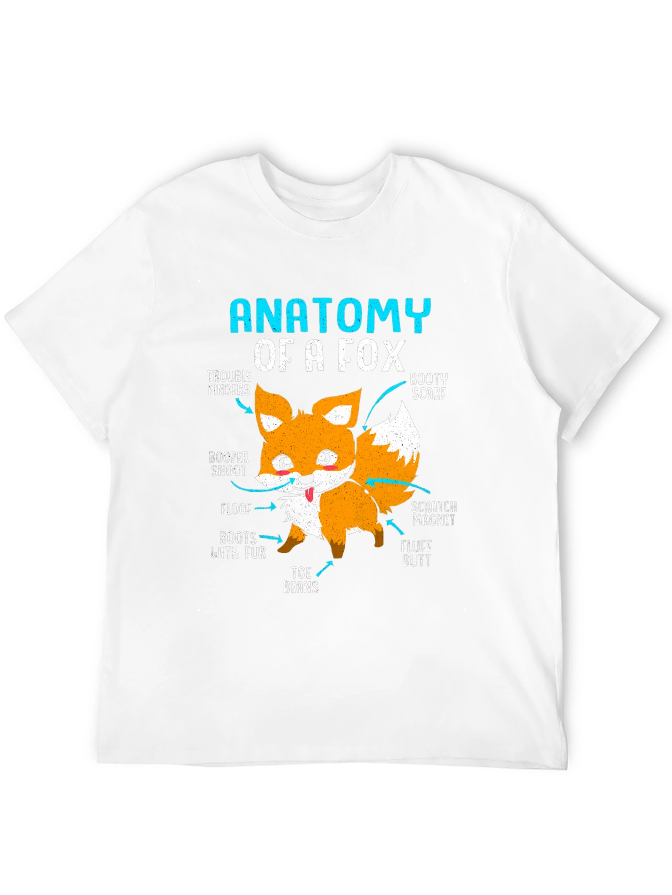 Anatomy of a Fox T-Shirt - Funny Animal Tee
