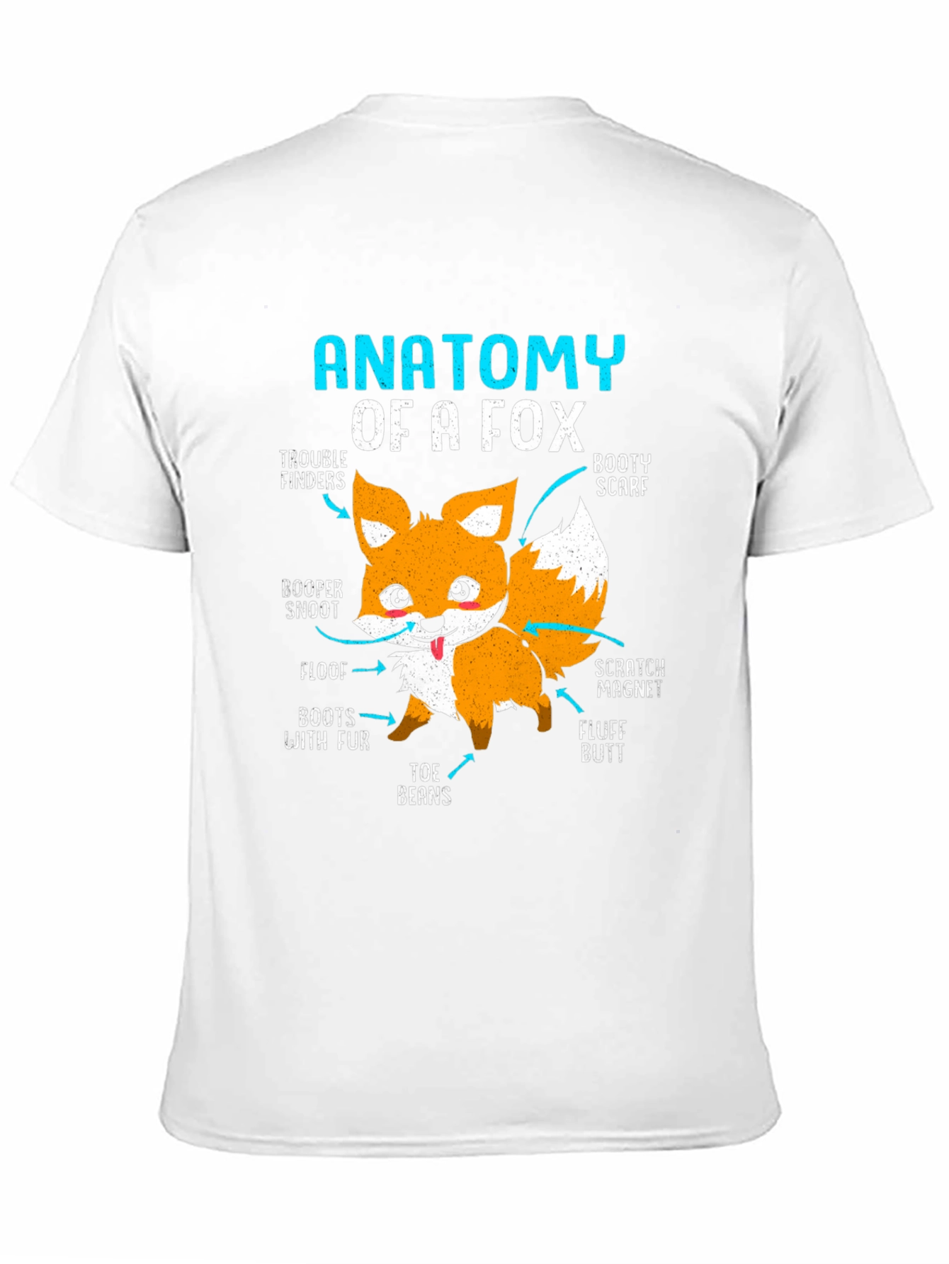 Anatomy of a Fox T-Shirt - Funny Animal Tee
