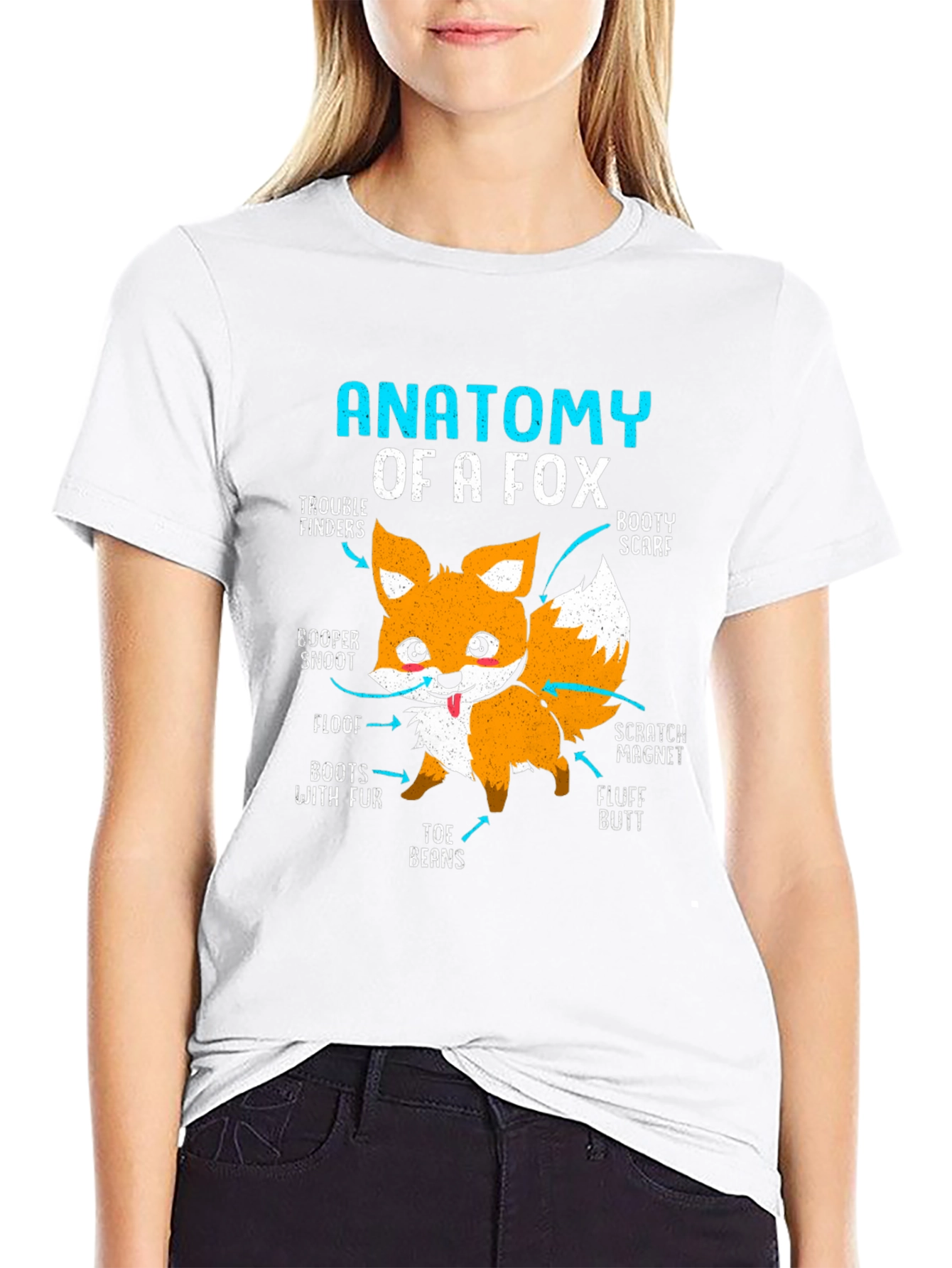 Anatomy of a Fox T-Shirt - Funny Animal Tee