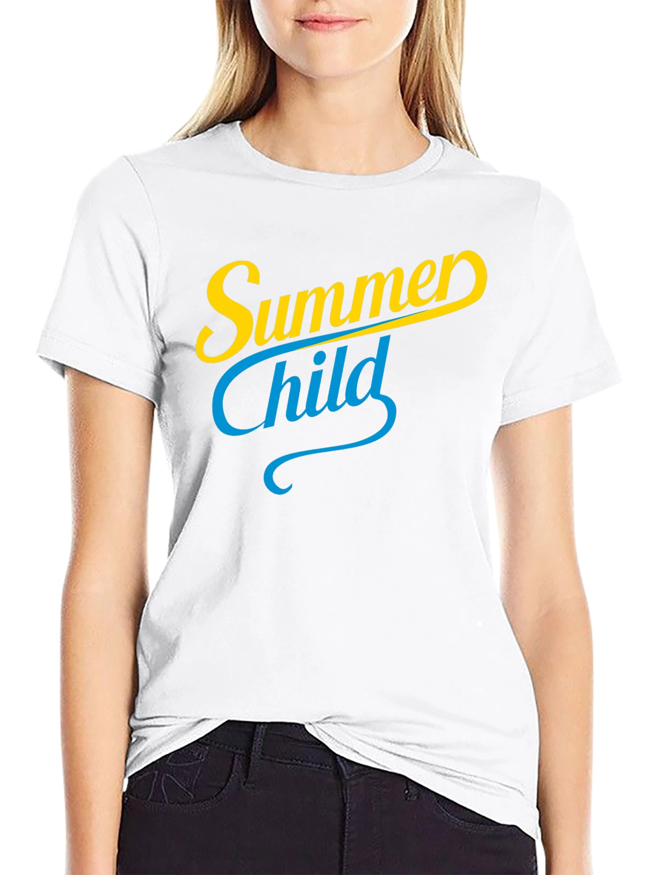 Summer Child Black T-Shirt