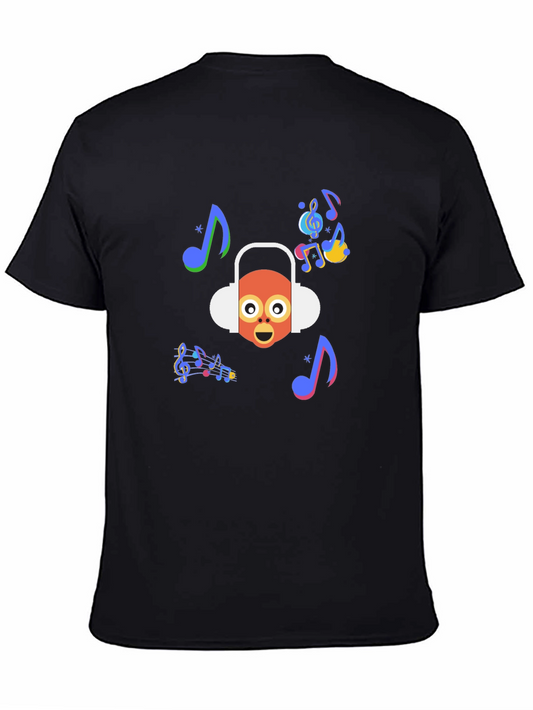 Music Lover Graphic Tee - Black