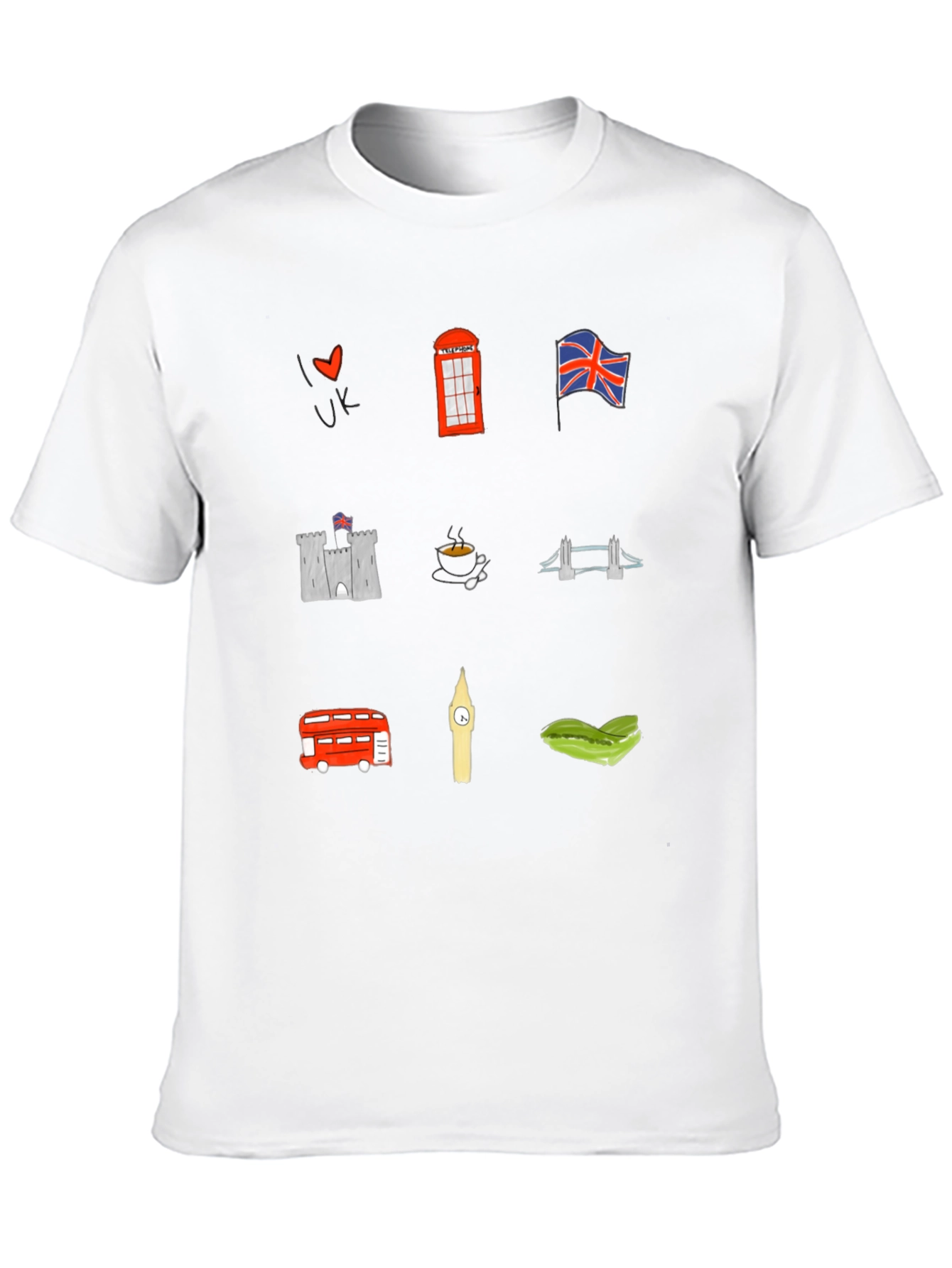 London UK Souvenir Graphic Print Tee