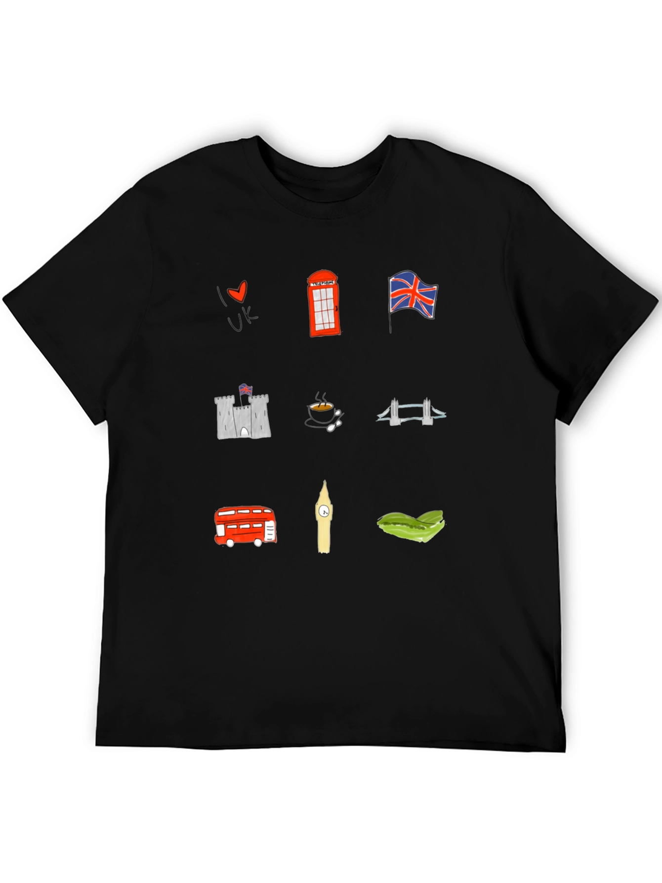 London UK Souvenir Graphic Print Tee