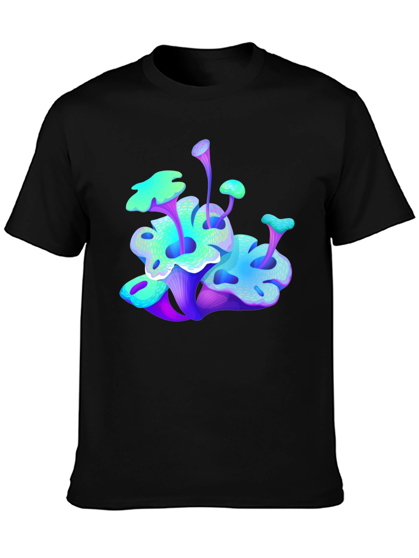 Vibrant Mushroom Graphic Tee