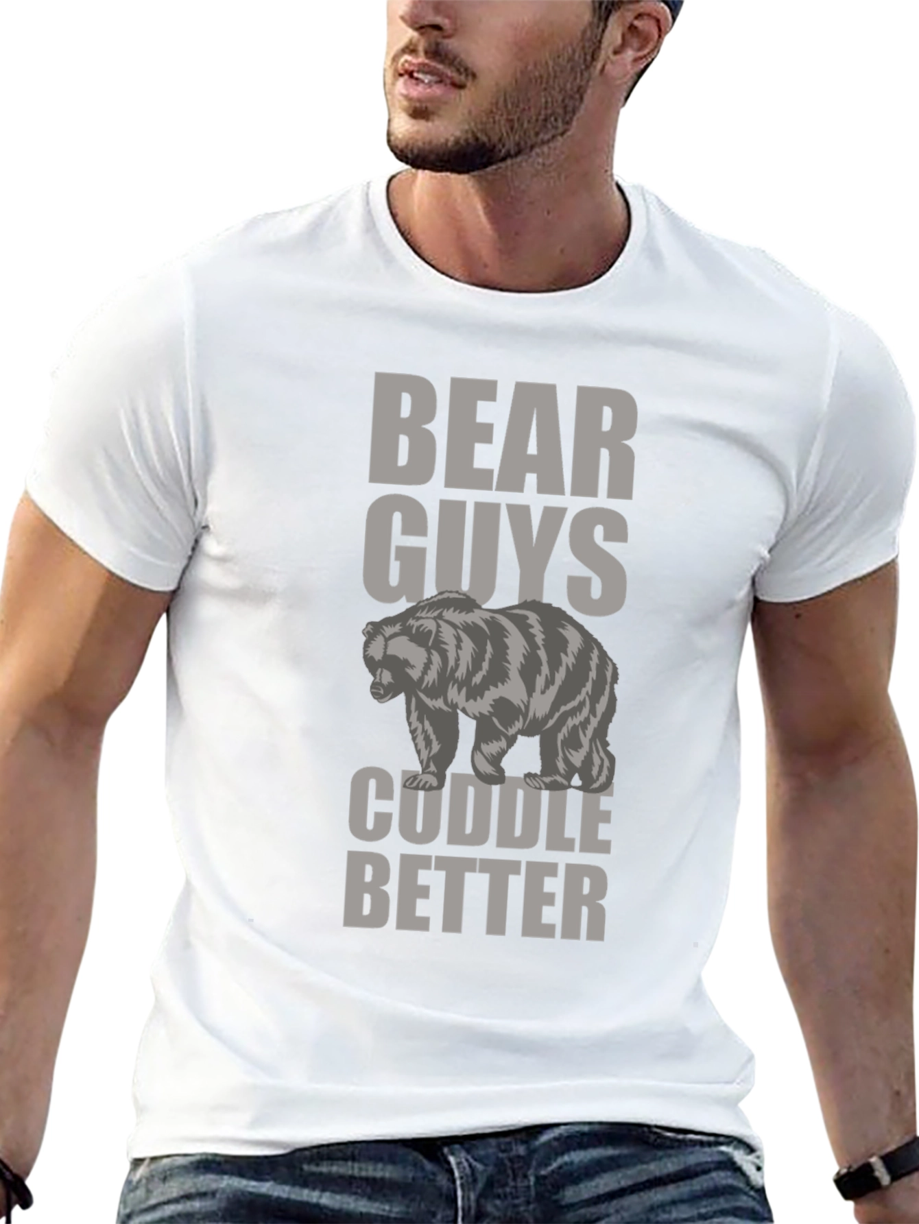 Bear Guys Cuddle Better T-Shirt Novelty Tee