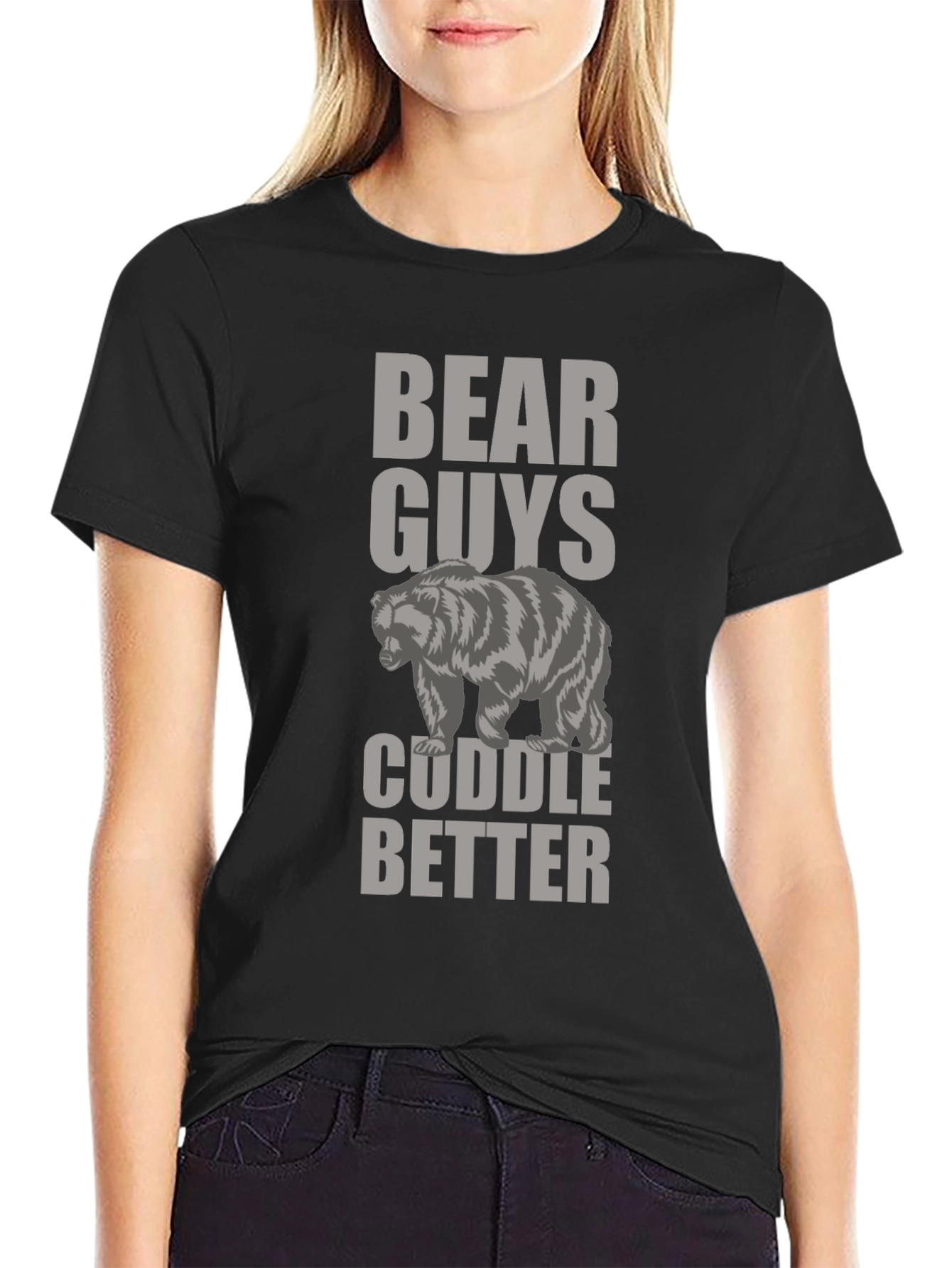 Bear Guys Cuddle Better T-Shirt Novelty Tee