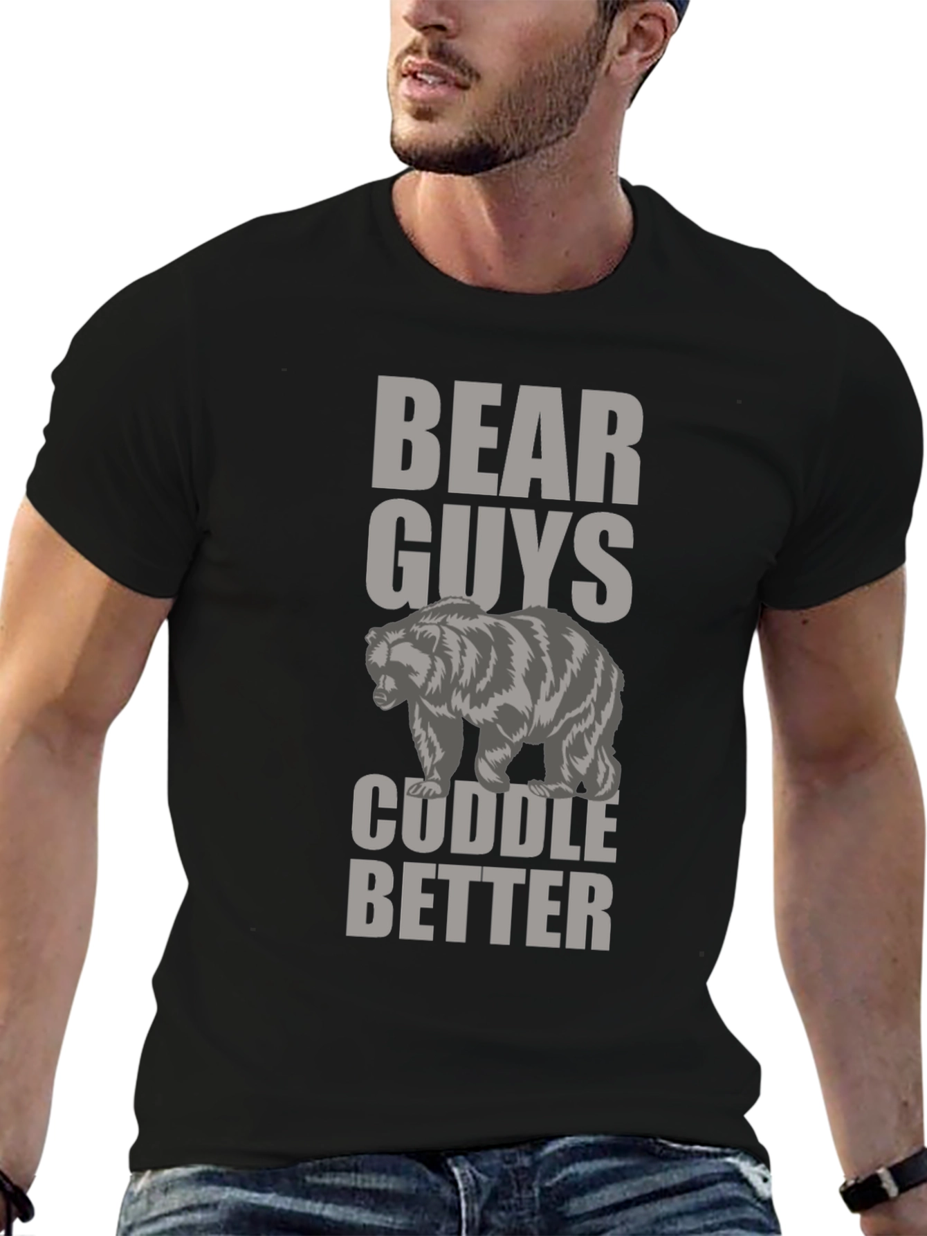 Bear Guys Cuddle Better T-Shirt Novelty Tee