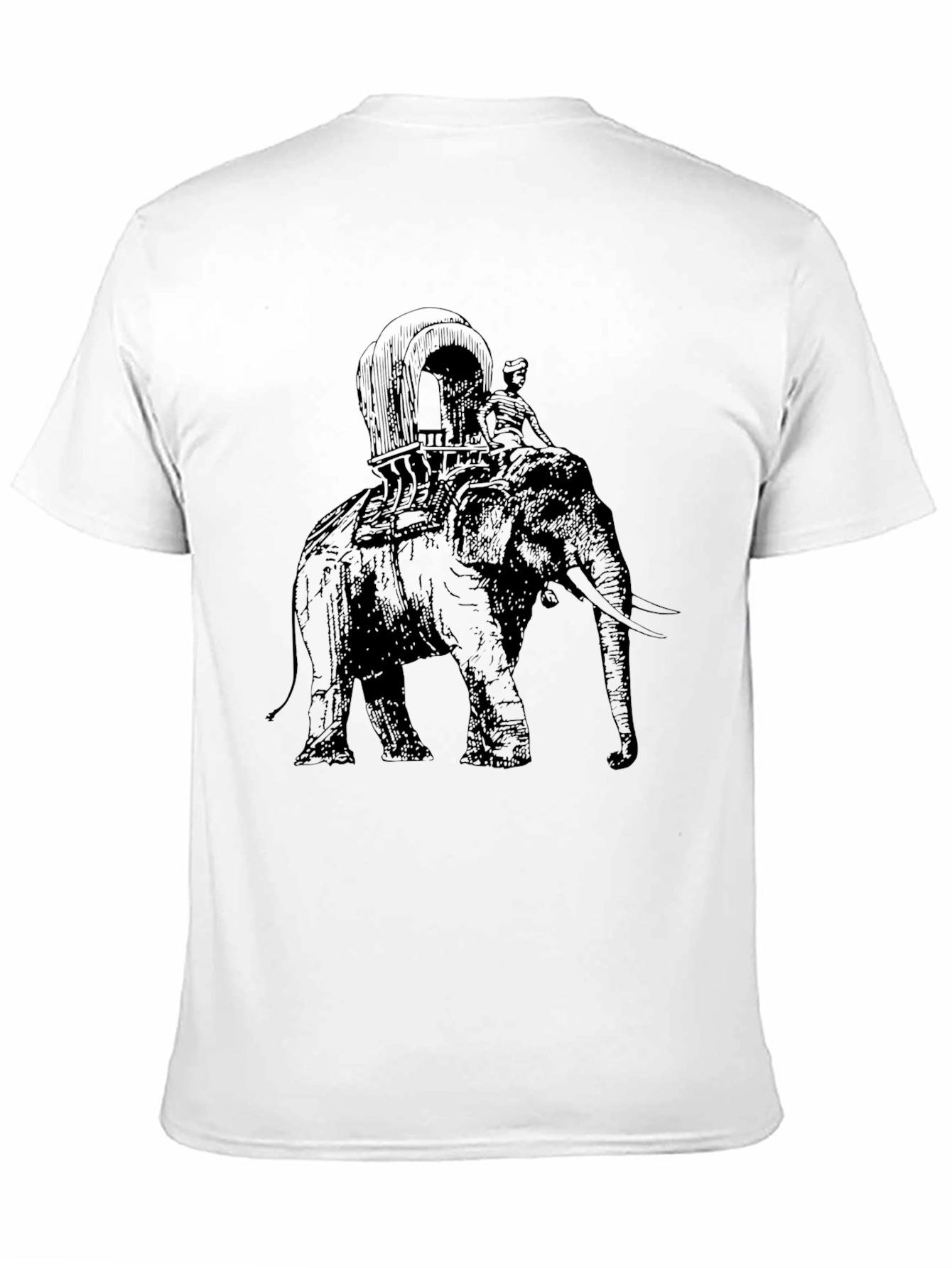 Elephant Carriage Graphic T-Shirt