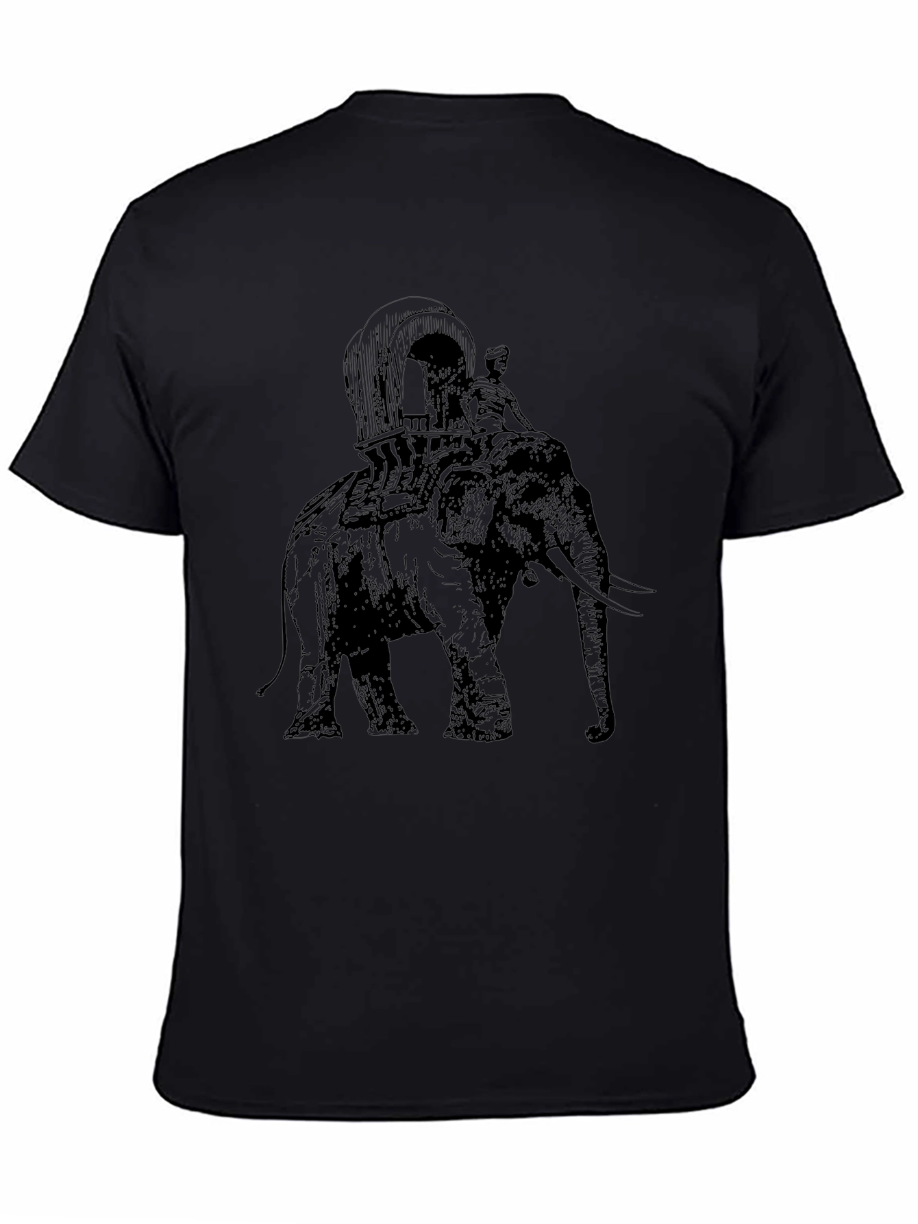 Elephant Carriage Graphic T-Shirt