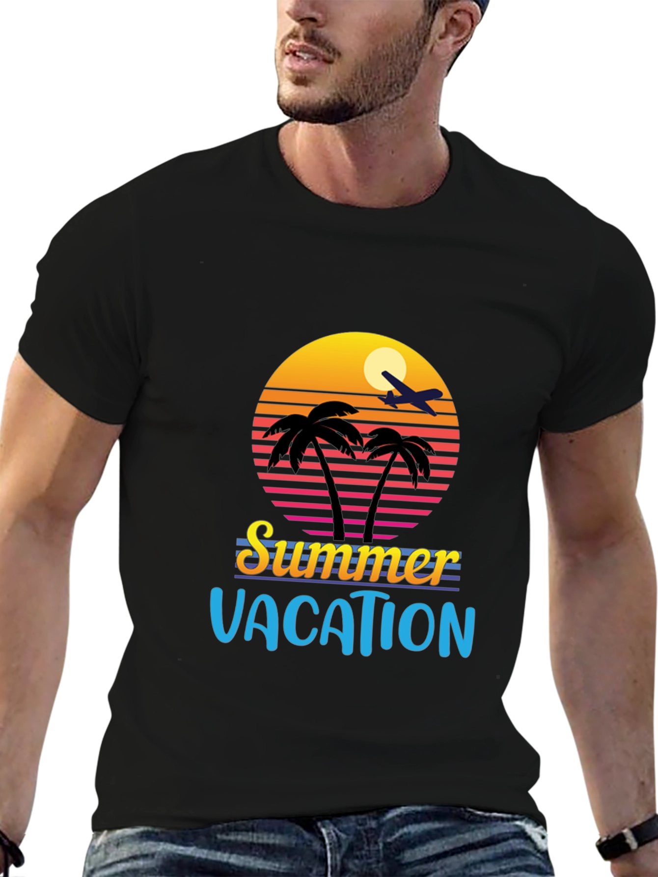Summer Vacation Retro Style T-Shirt