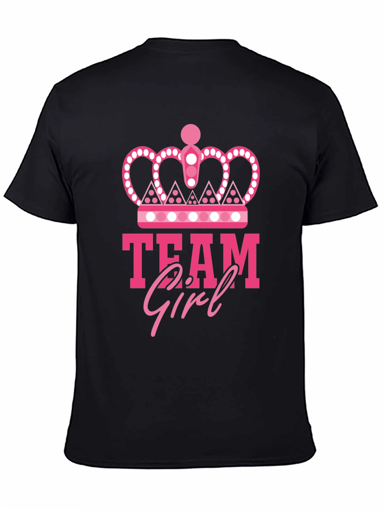Team Girl Graphic Tee - Baby Shower Gender Reveal