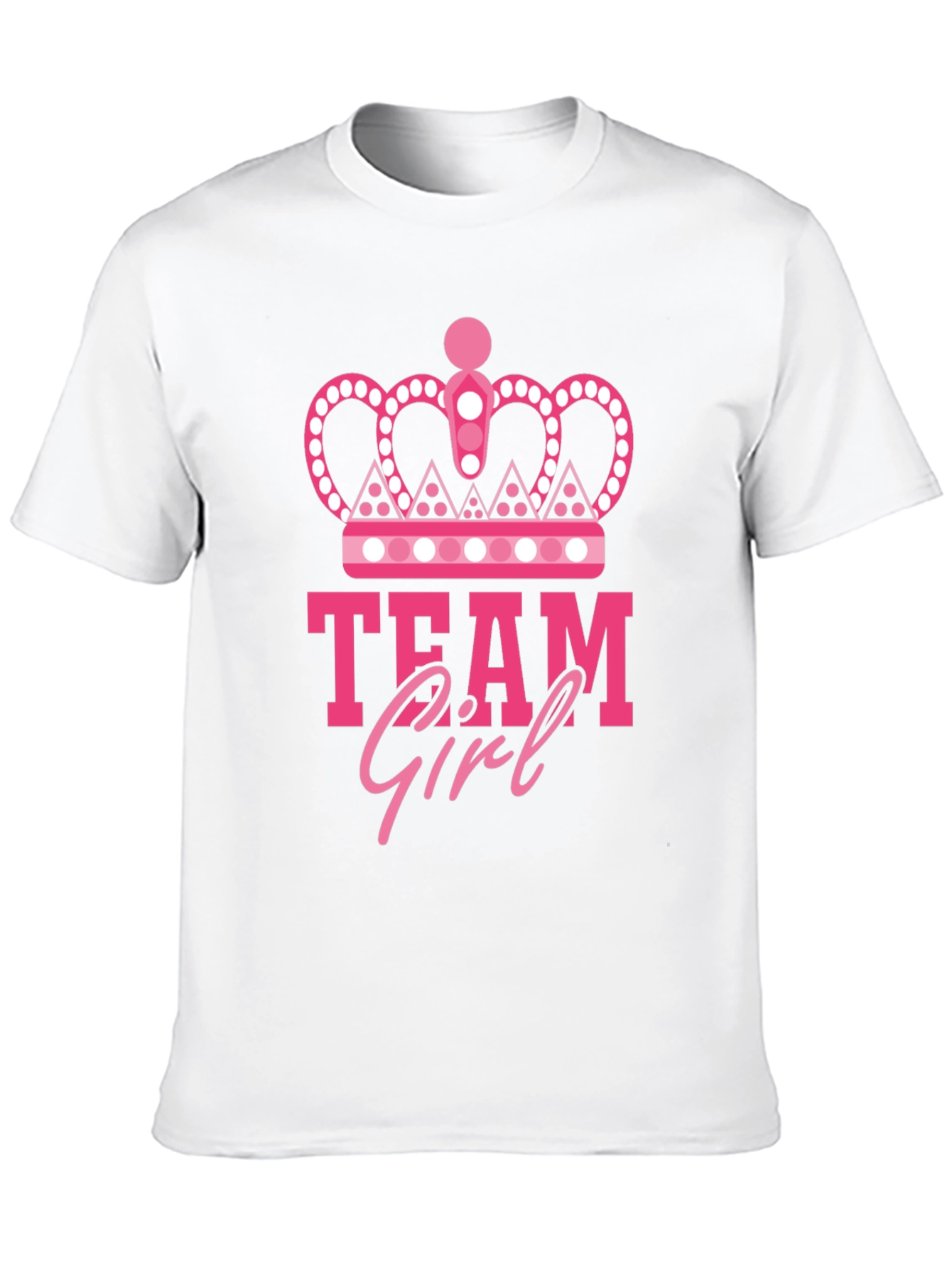 Team Girl Graphic Tee - Baby Shower Gender Reveal