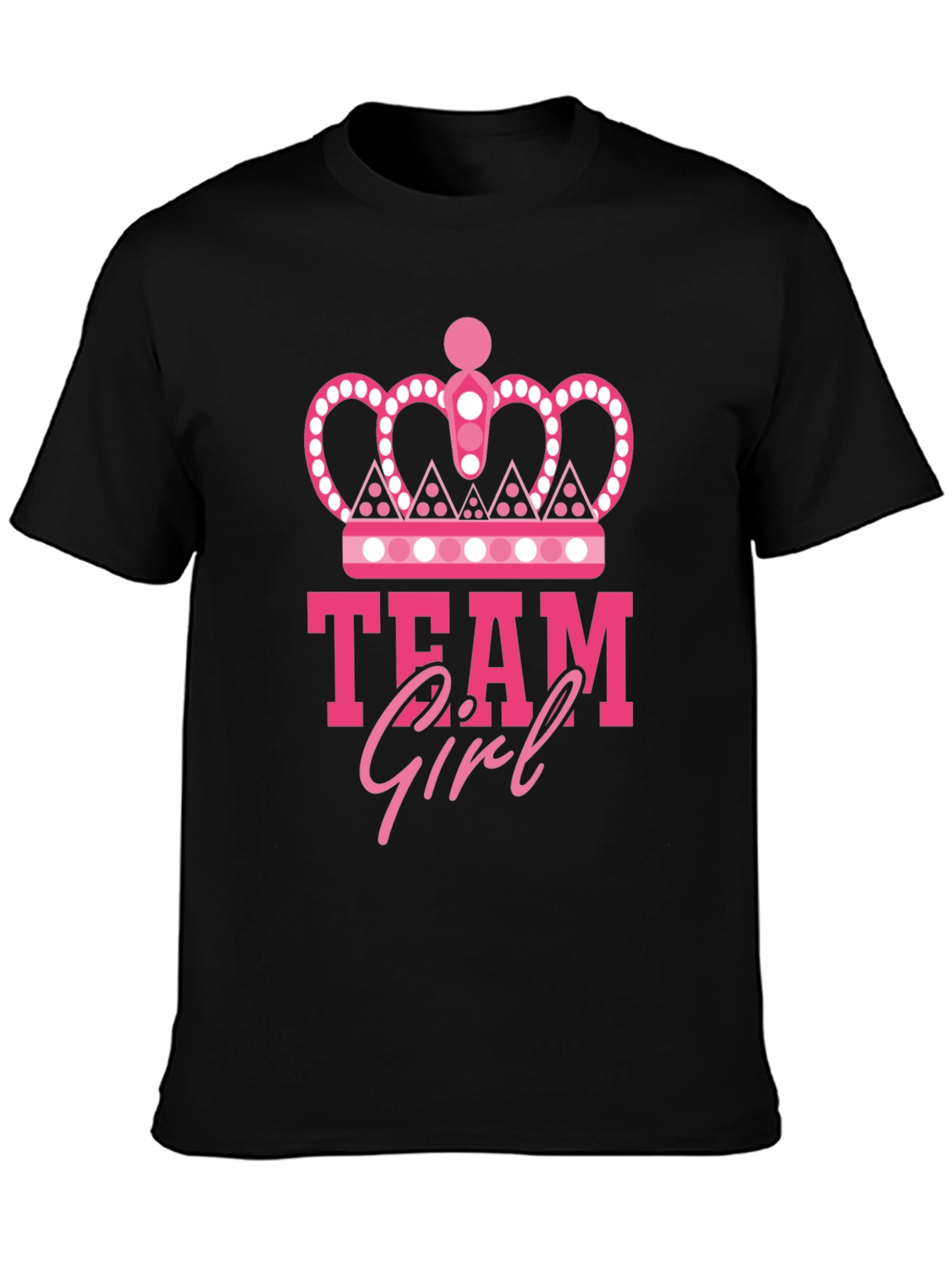 Team Girl Graphic Tee - Baby Shower Gender Reveal