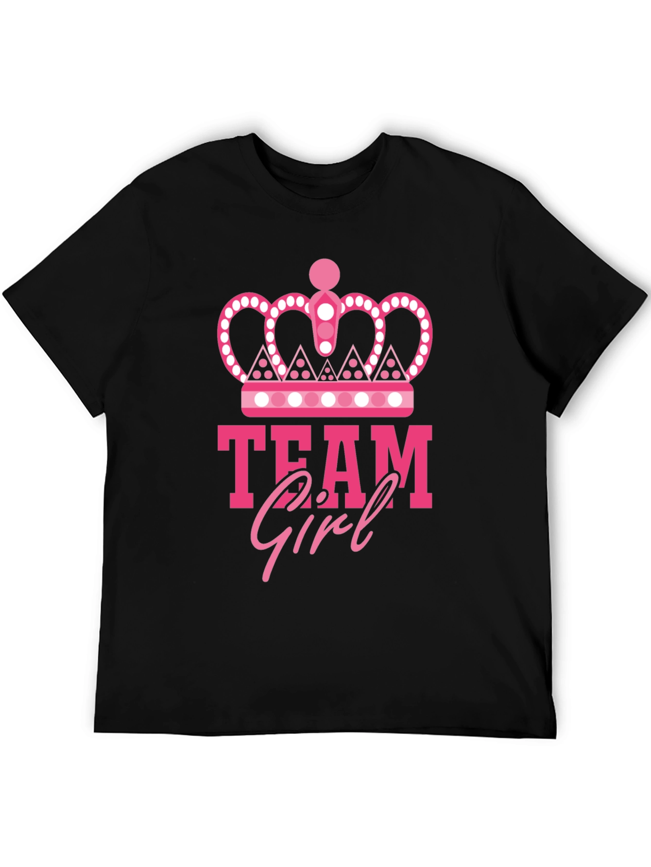 Team Girl Graphic Tee - Baby Shower Gender Reveal
