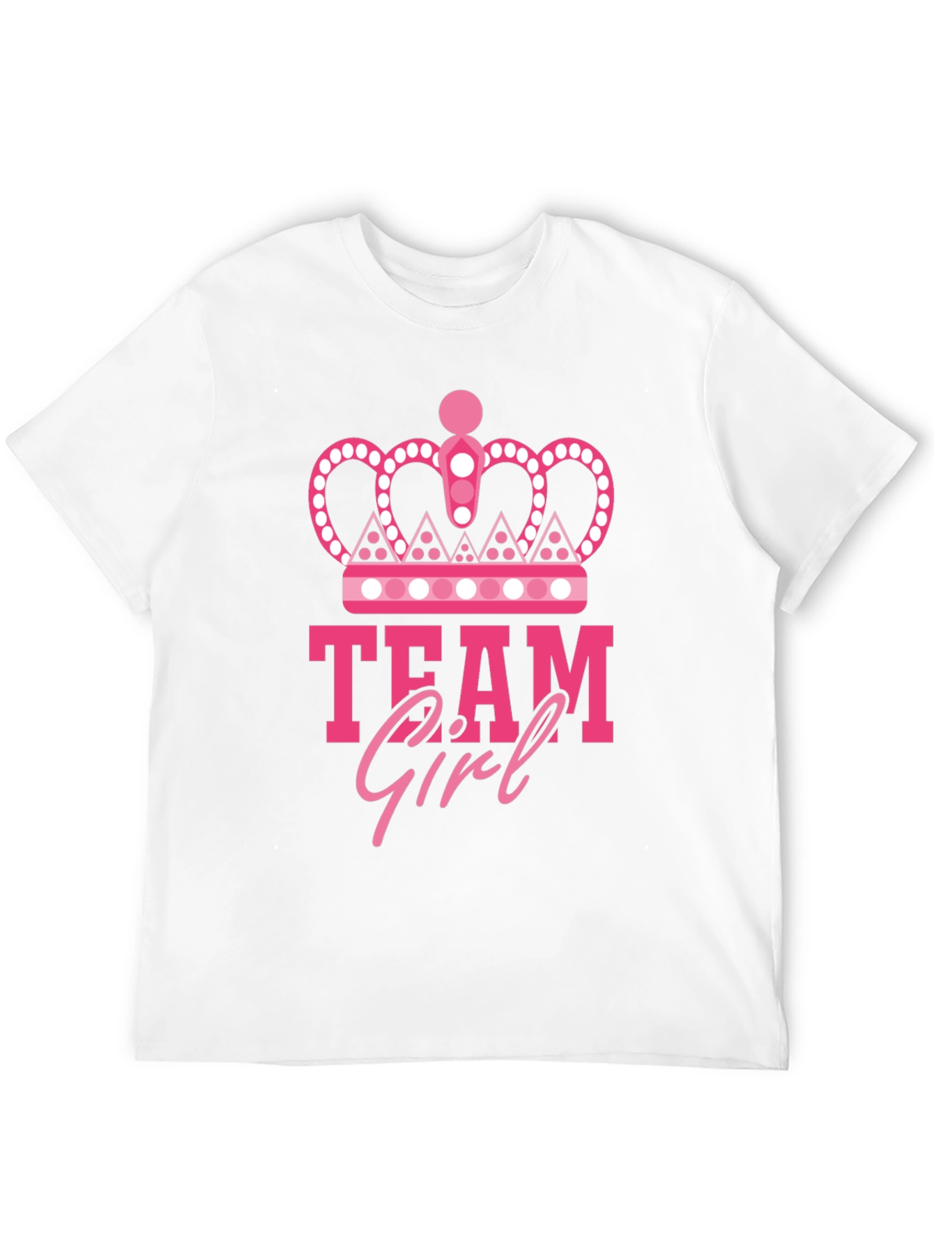 Team Girl Graphic Tee - Baby Shower Gender Reveal