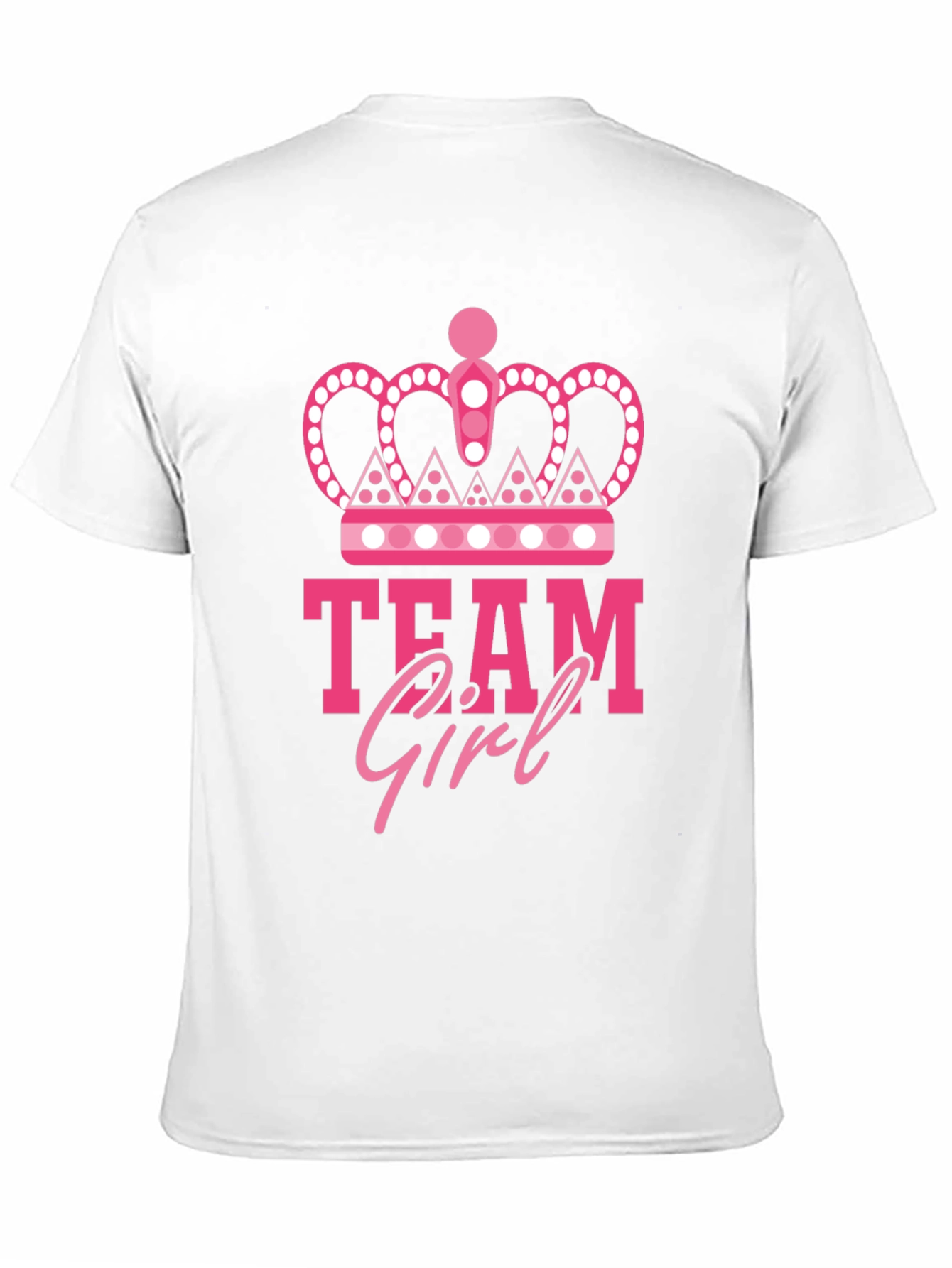 Team Girl Graphic Tee - Baby Shower Gender Reveal