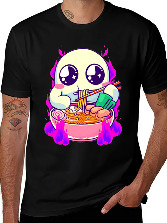 Kawaii Ramen Ghost Graphic Tee