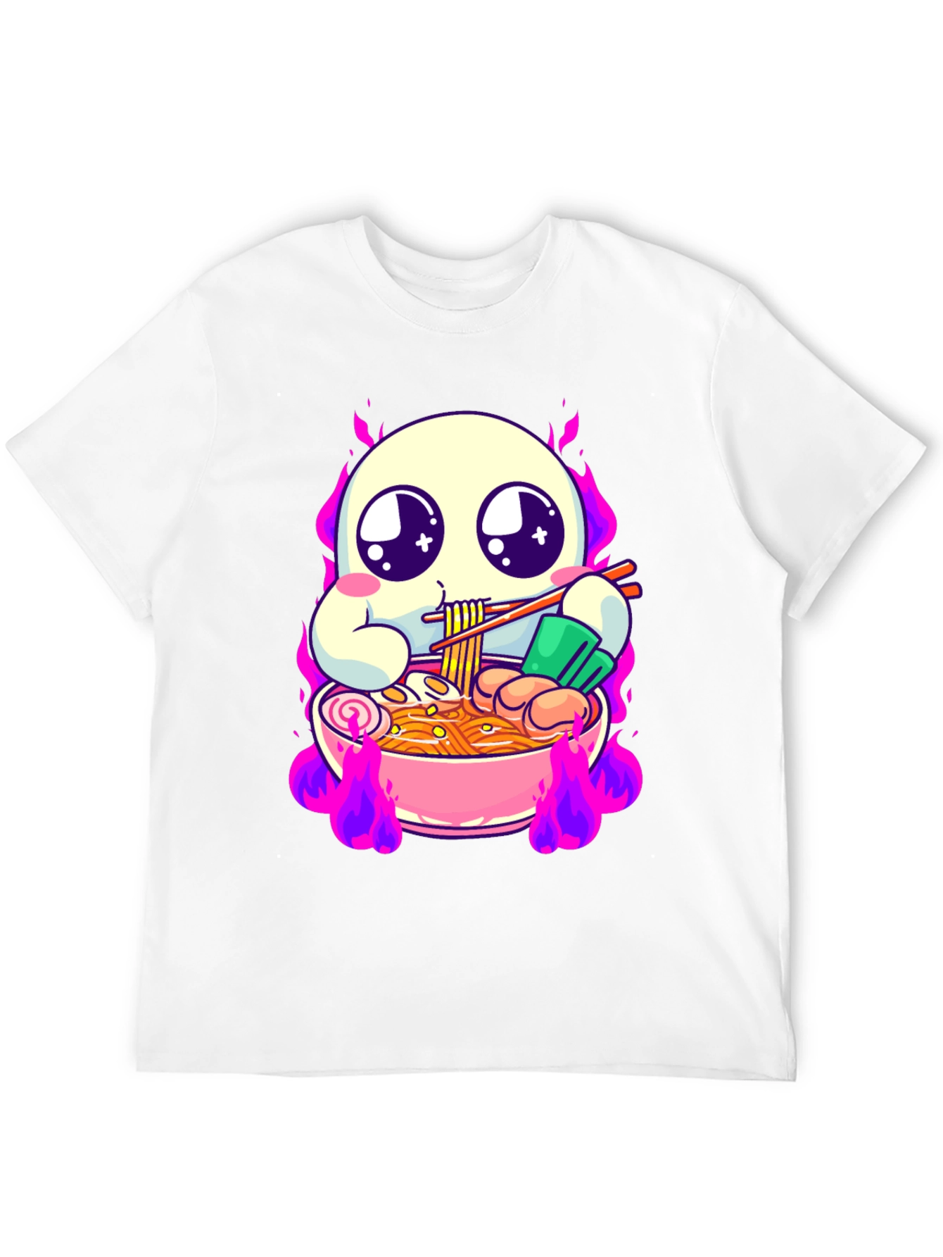 Kawaii Ramen Ghost Graphic Tee