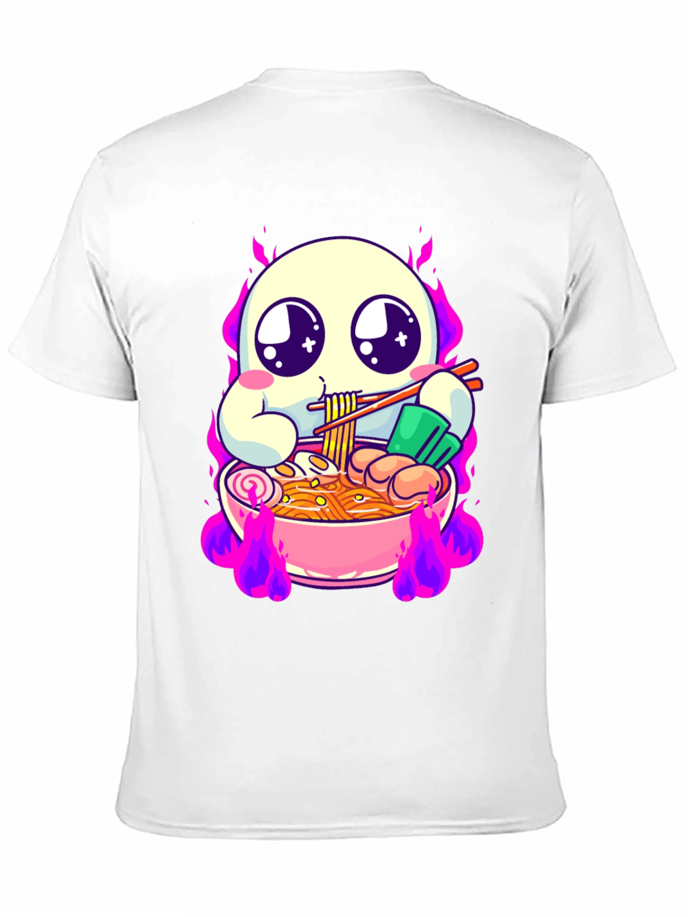 Kawaii Ramen Ghost Graphic Tee