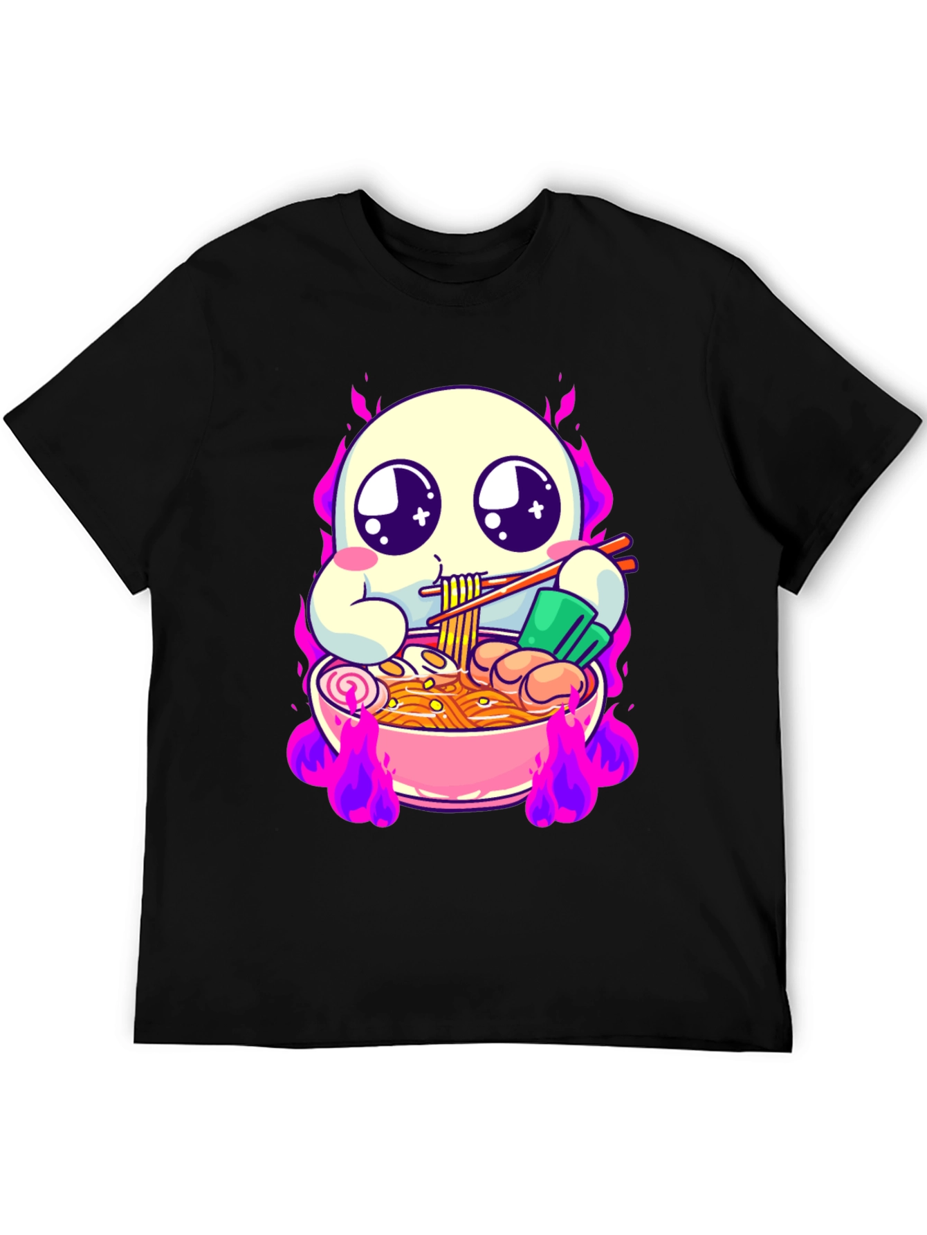 Kawaii Ramen Ghost Graphic Tee