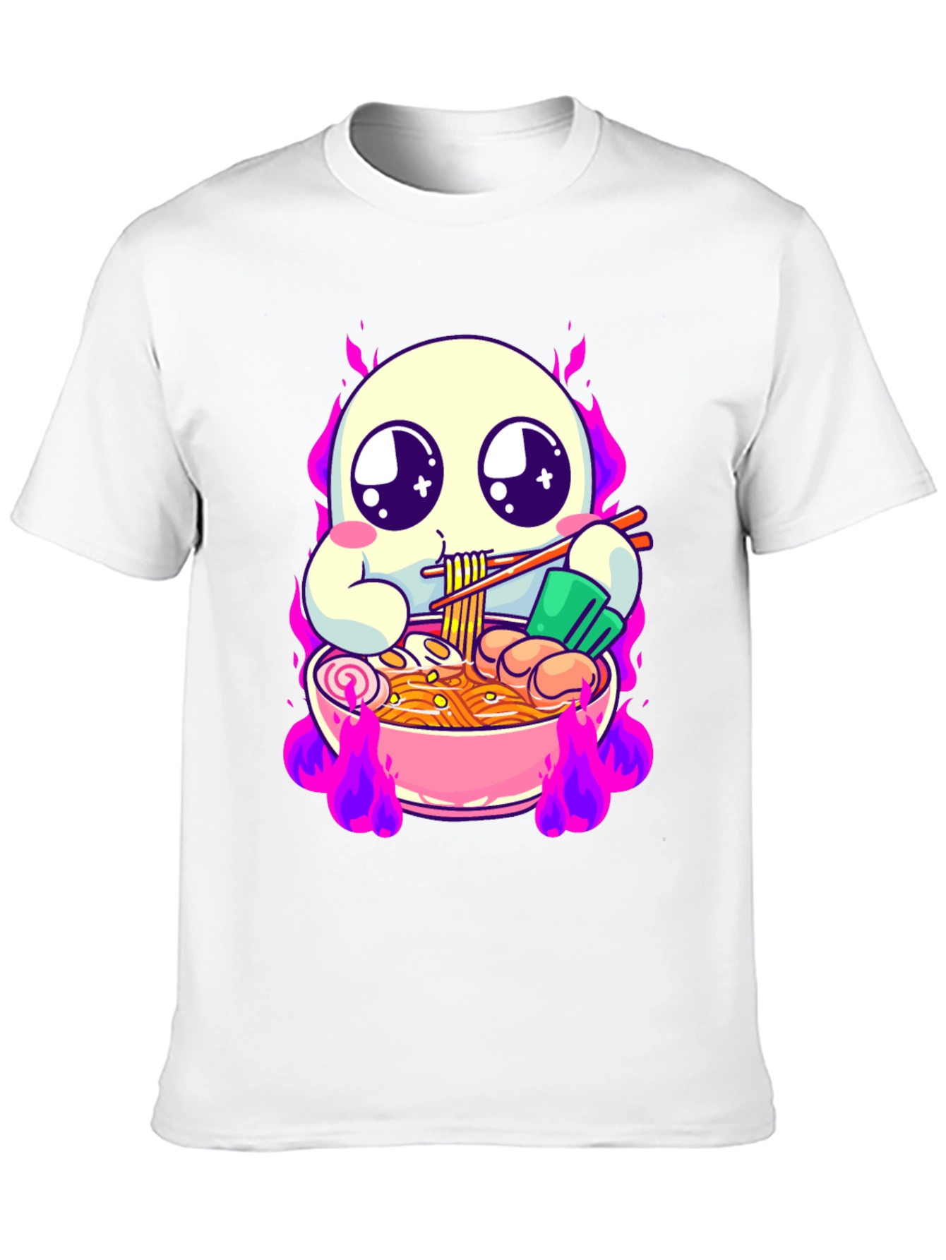 Kawaii Ramen Ghost Graphic Tee