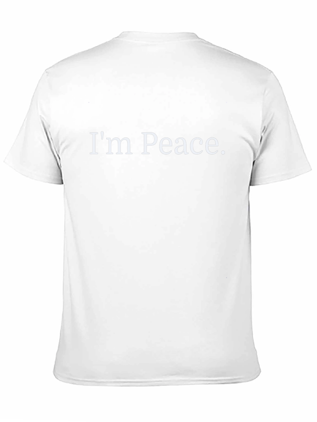 Im Peace Black Graphic Tee