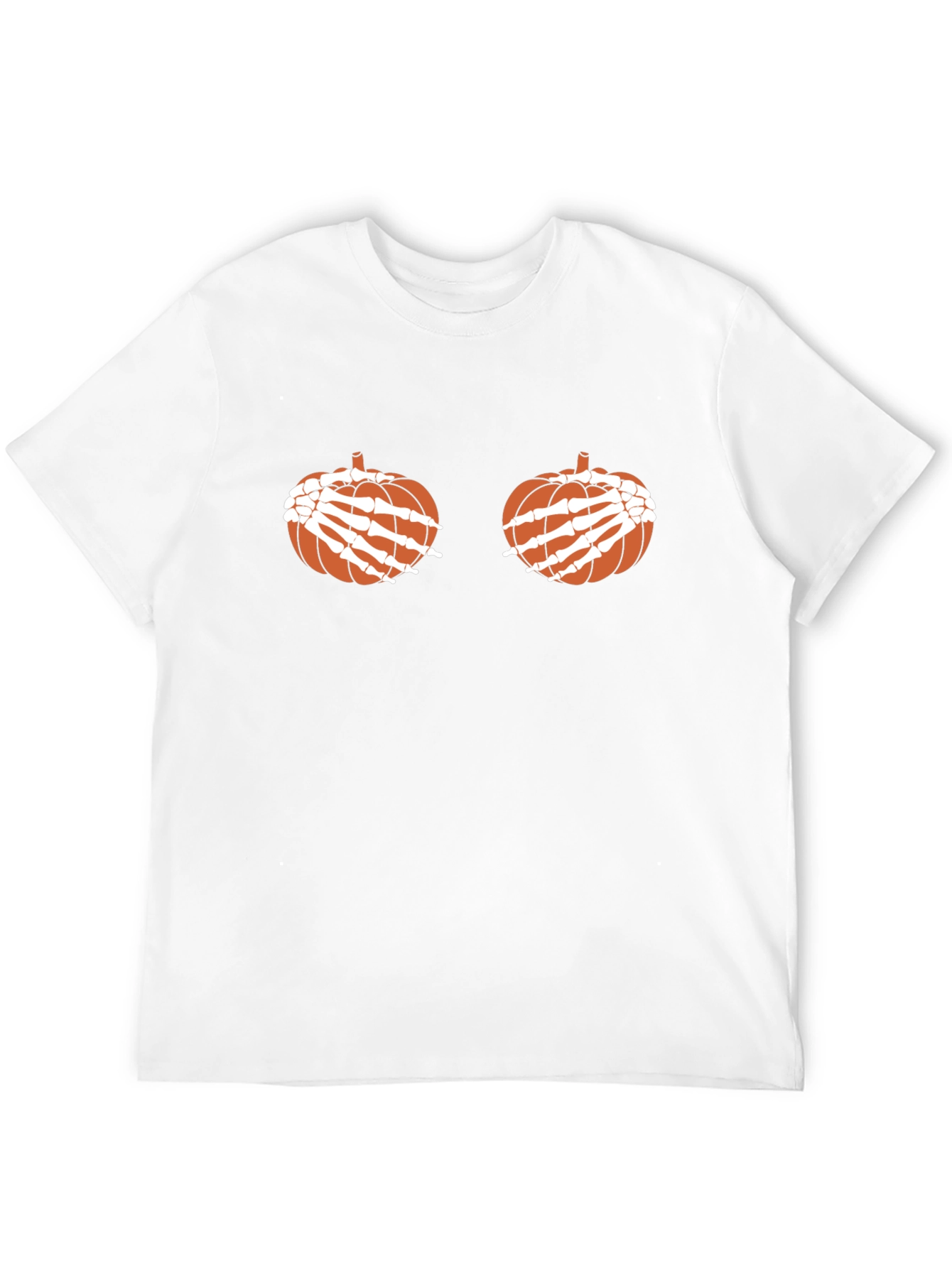 Pumpkin Skeleton Hands T-Shirt