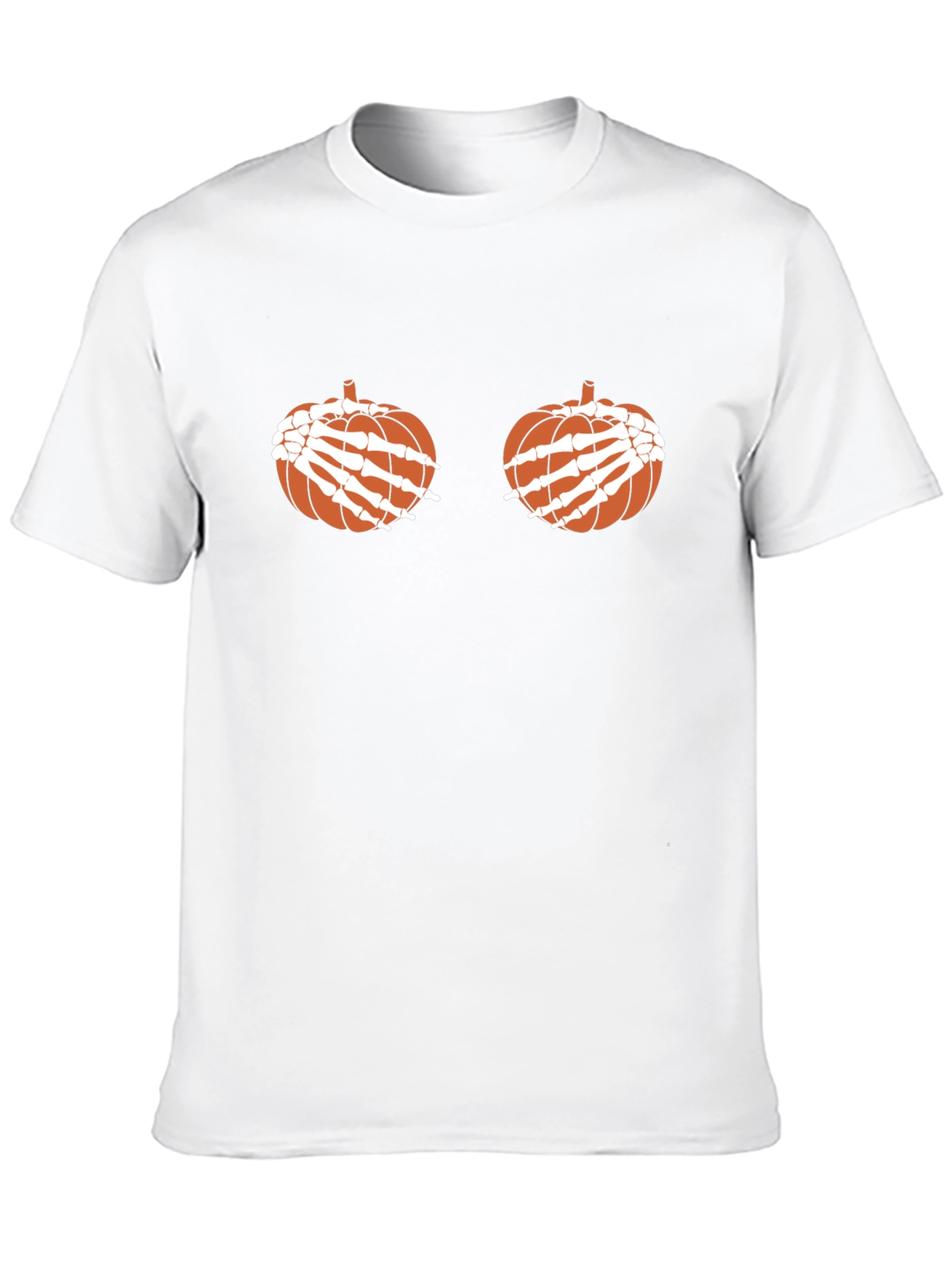 Pumpkin Skeleton Hands T-Shirt