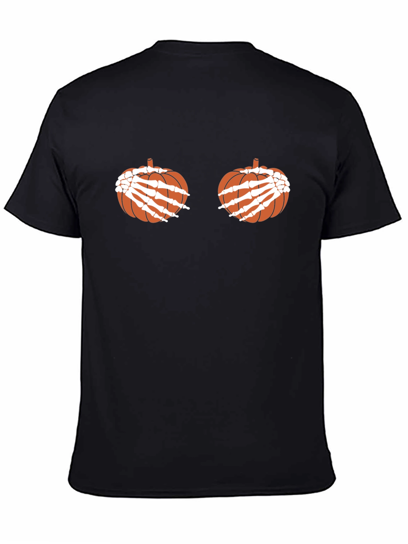Pumpkin Skeleton Hands T-Shirt