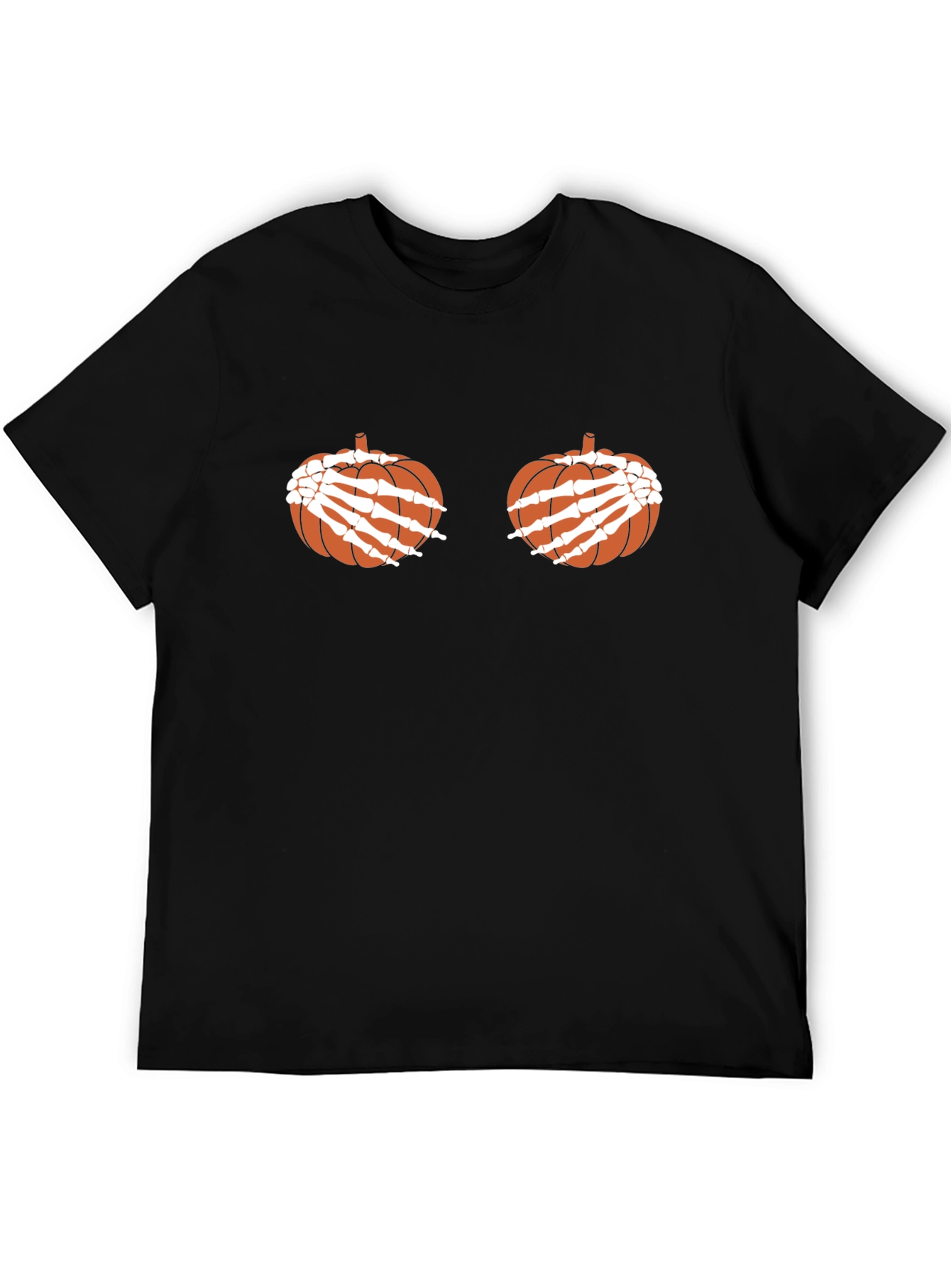 Pumpkin Skeleton Hands T-Shirt
