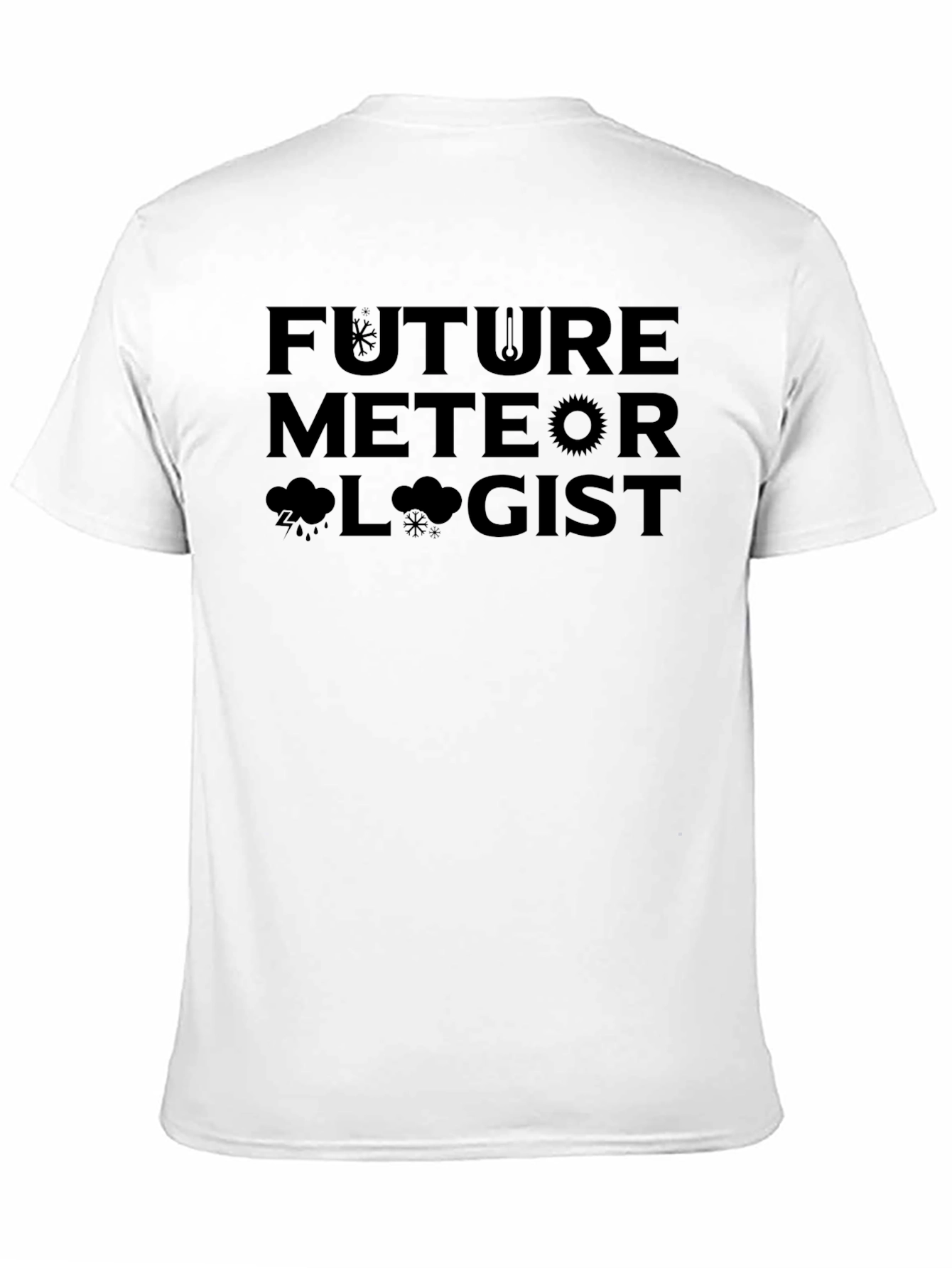 Future Meteorologist Black T-Shirt
