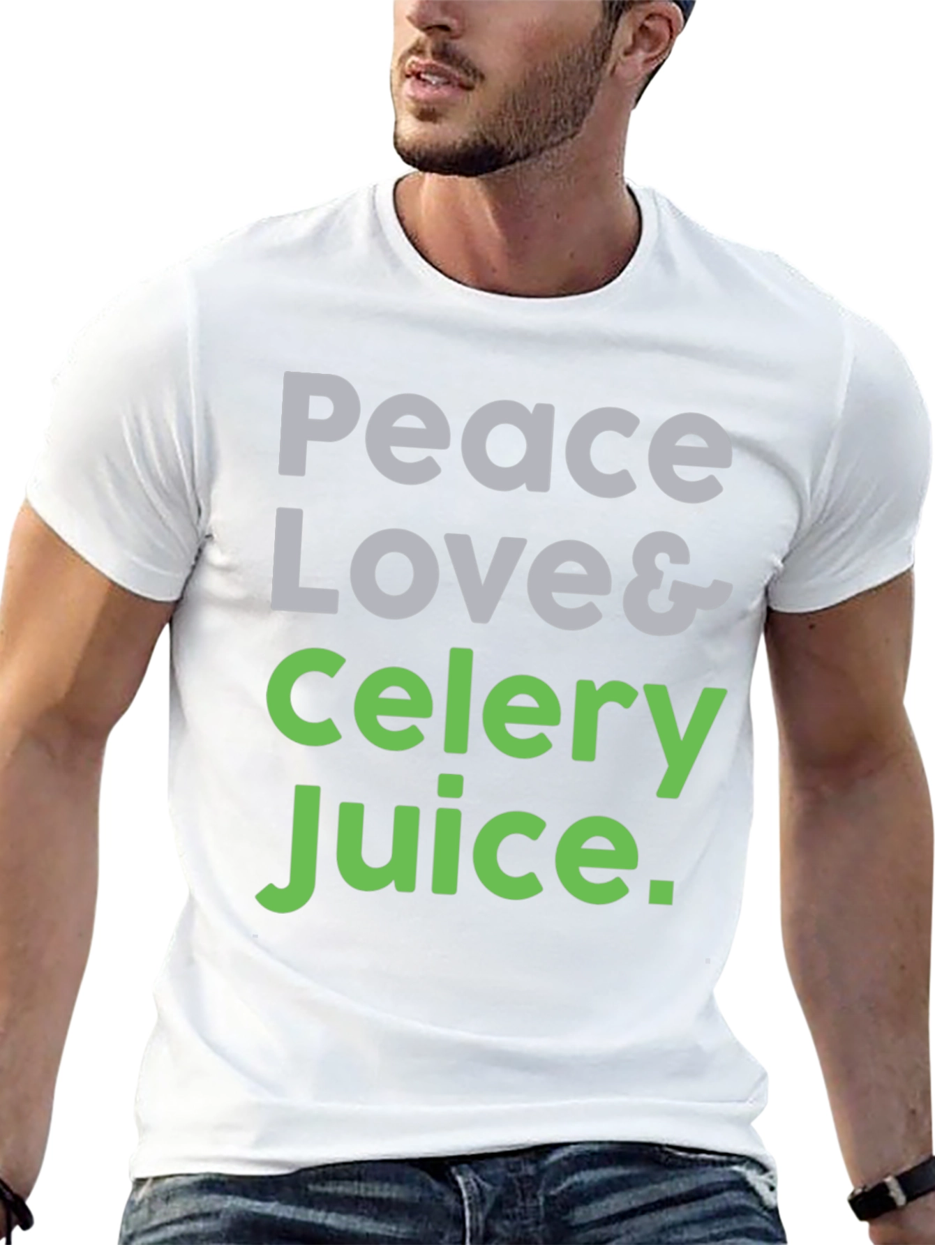 Peace Love & Celery Juice Graphic Tee