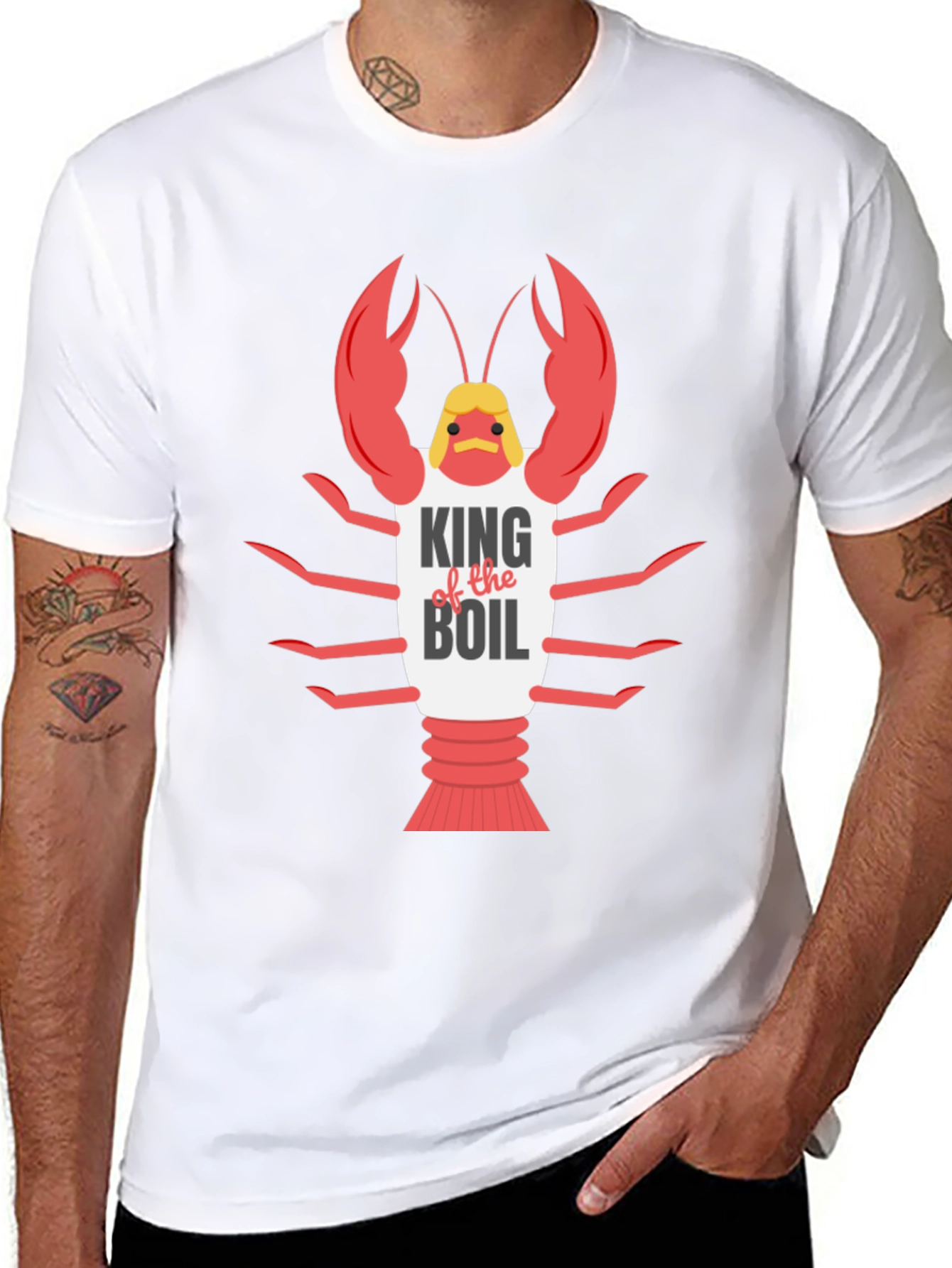 King of the Boil T-Shirt Crawfish Tee