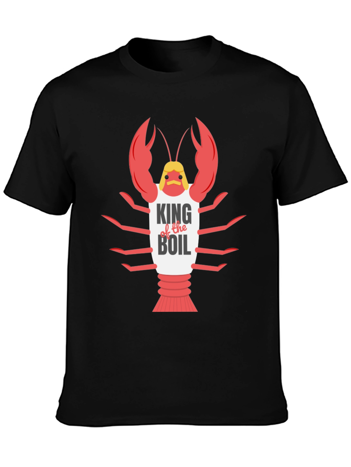 King of the Boil T-Shirt Crawfish Tee
