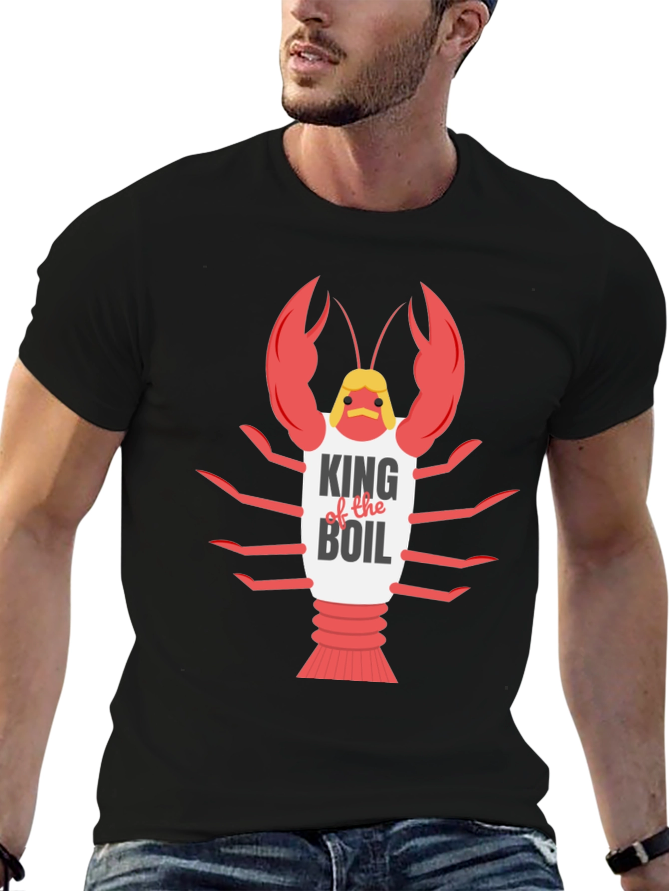 King of the Boil T-Shirt Crawfish Tee