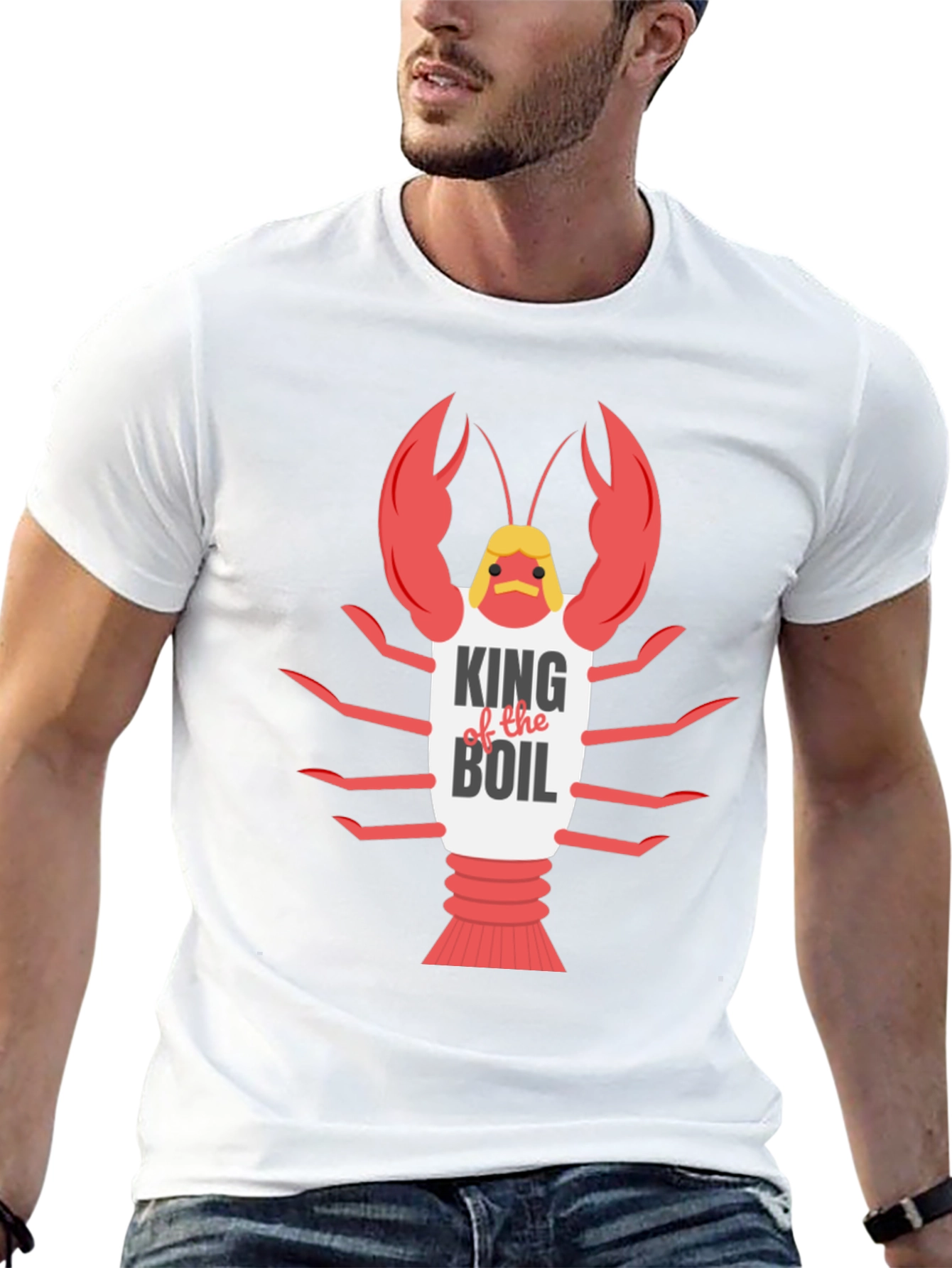 King of the Boil T-Shirt Crawfish Tee