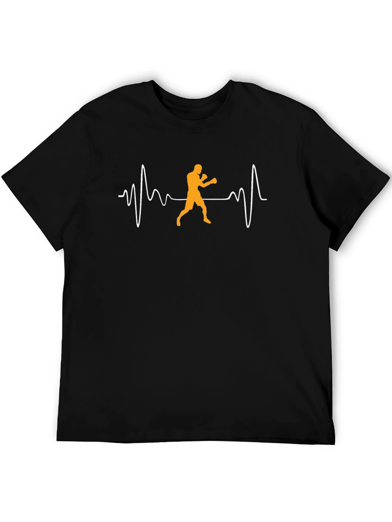 Boxing Heartbeat T-Shirt - Black