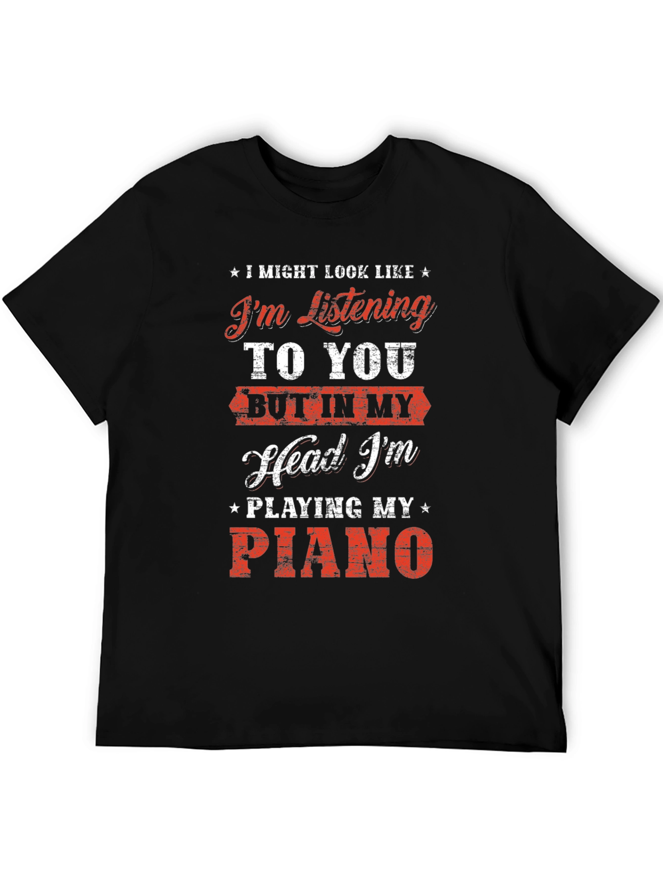 Piano Lover T-Shirt: Im Playing My Piano