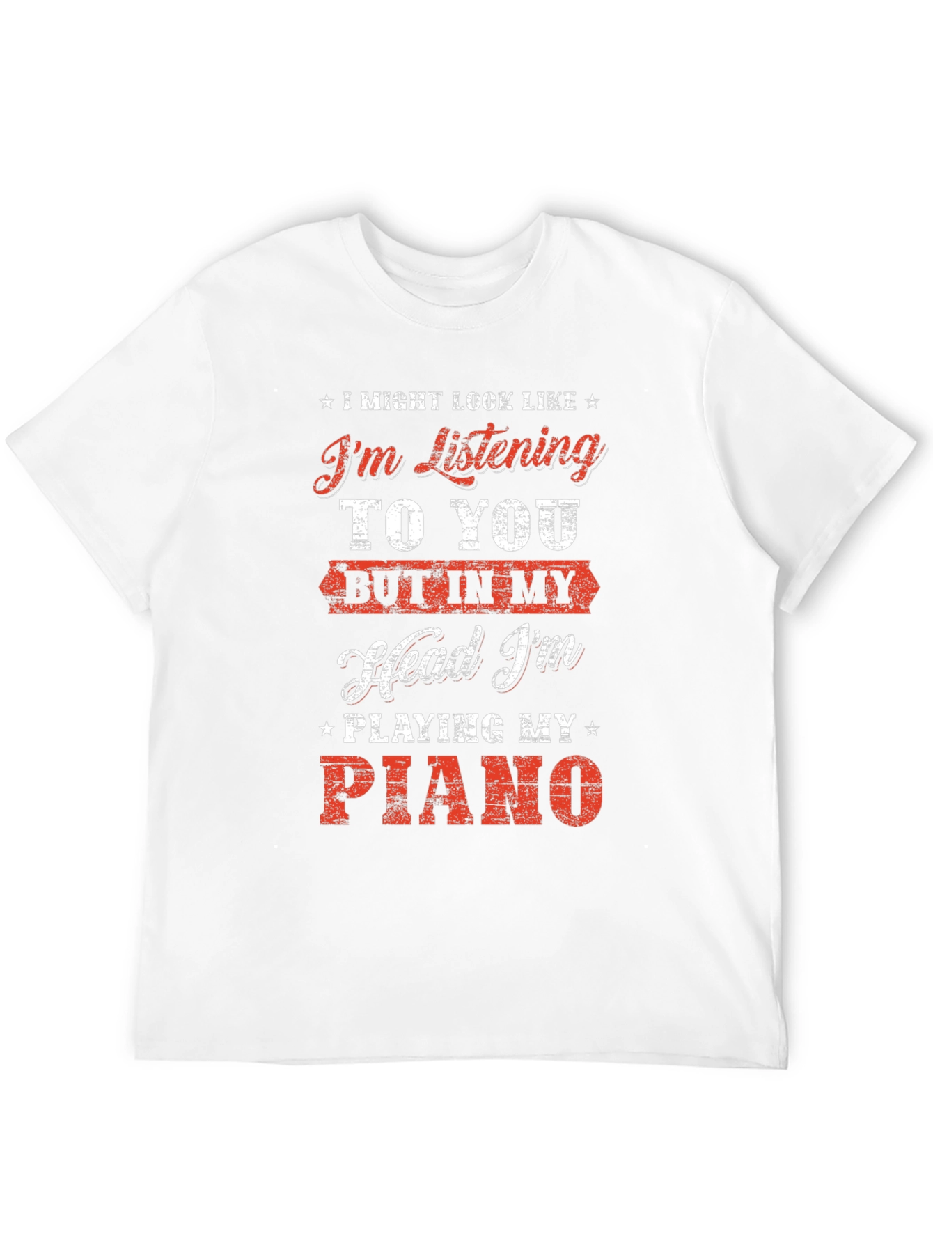 Piano Lover T-Shirt: Im Playing My Piano