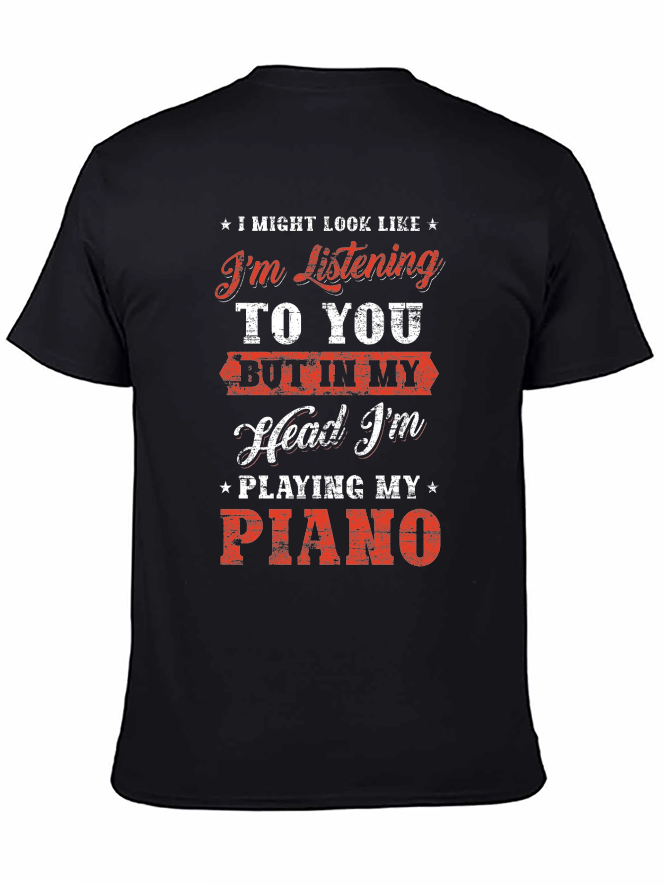 Piano Lover T-Shirt: Im Playing My Piano