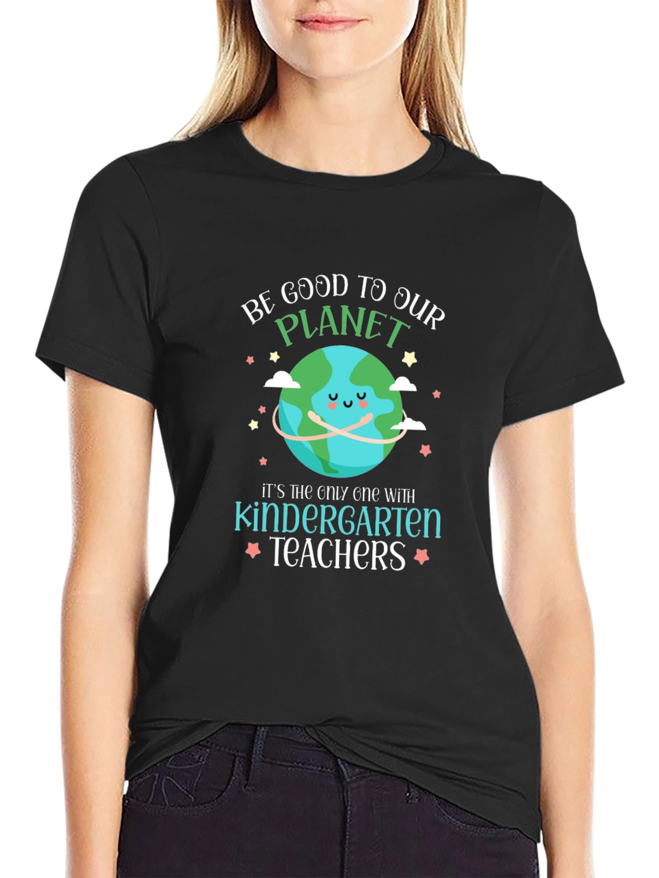Planet Kindergarten Teachers T-Shirt