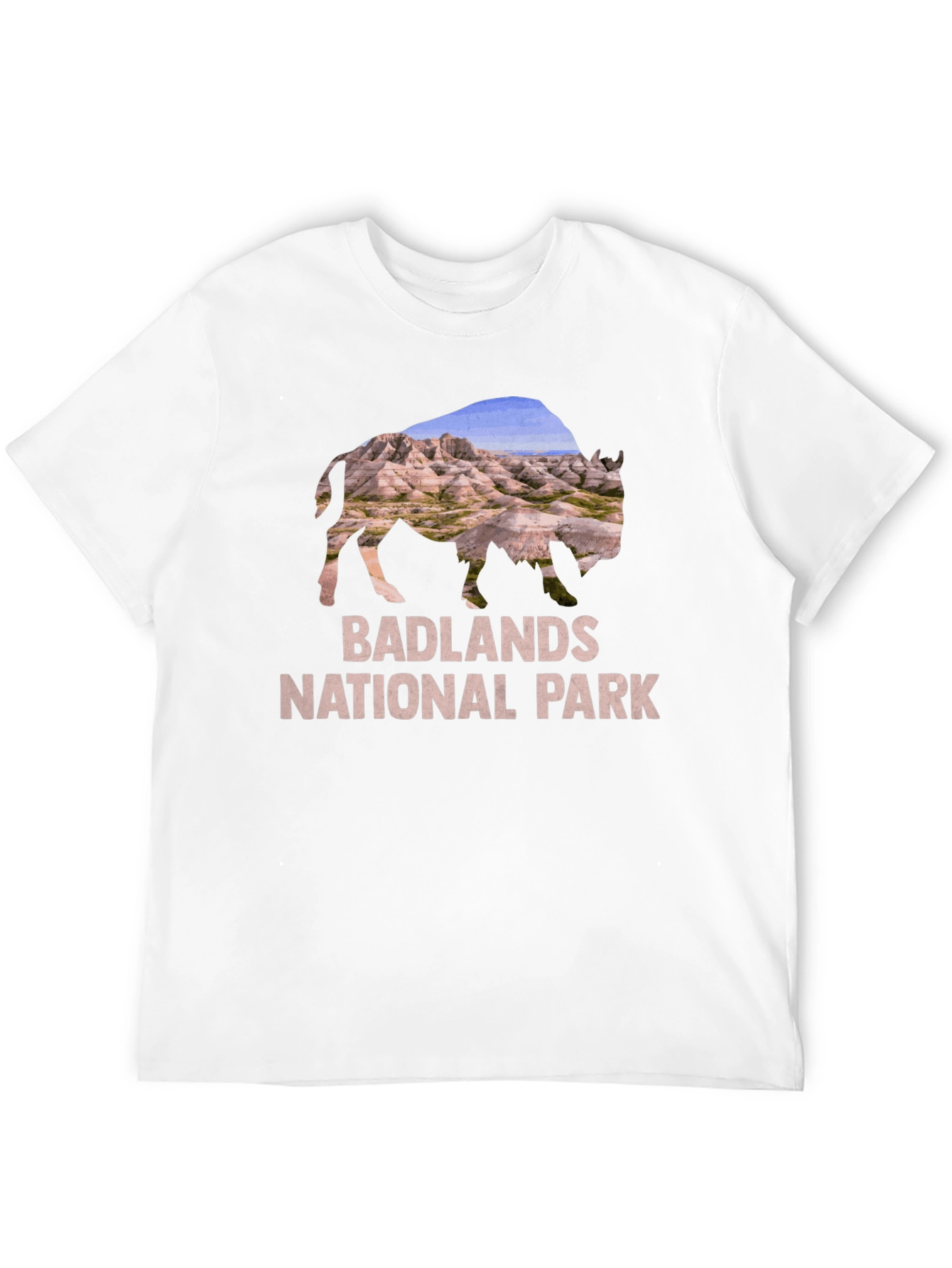Badlands National Park Bison Graphic T-Shirt